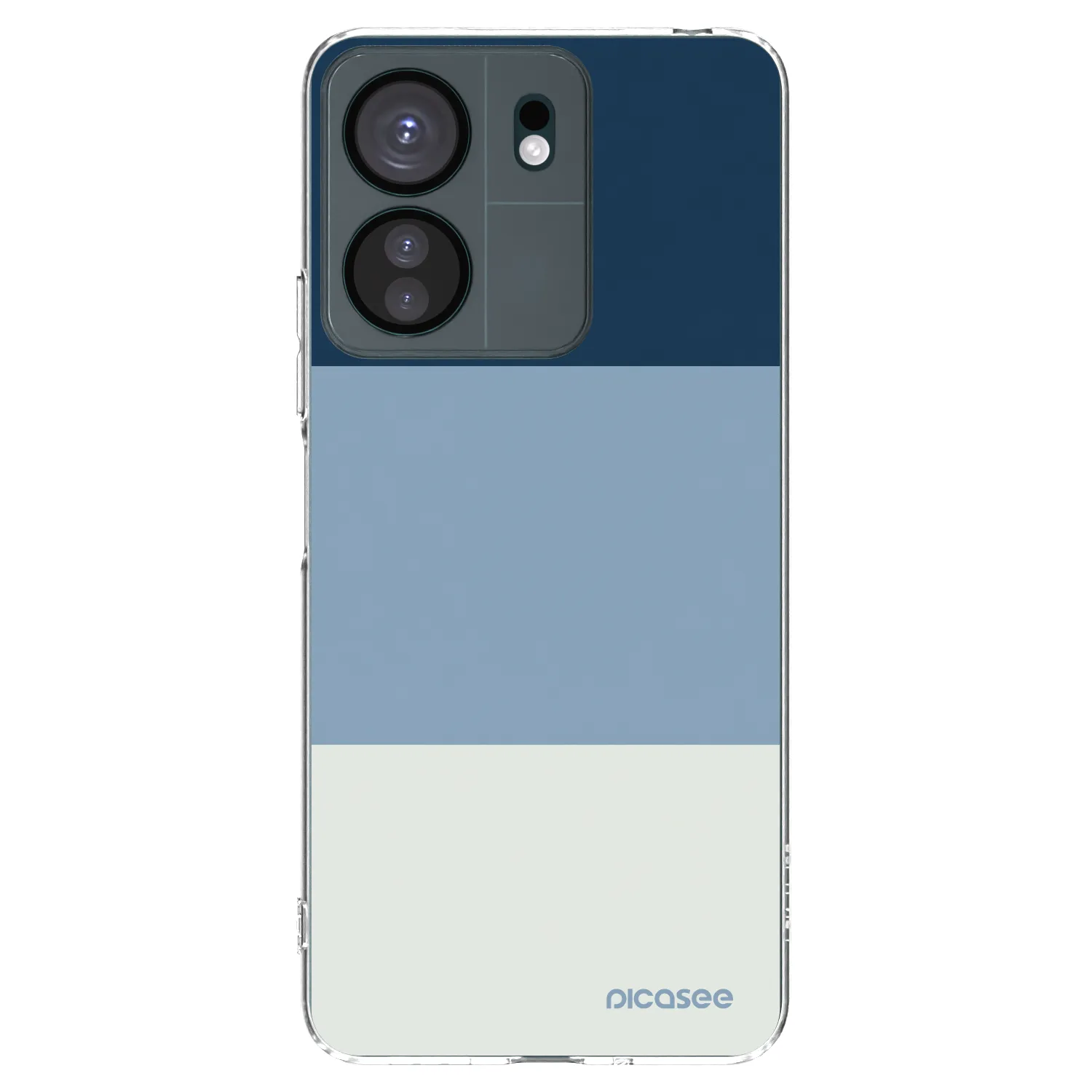 Picasee διαφανής θήκη σιλικόνης Xiaomi Redmi 13C 4G - Coastal Blue