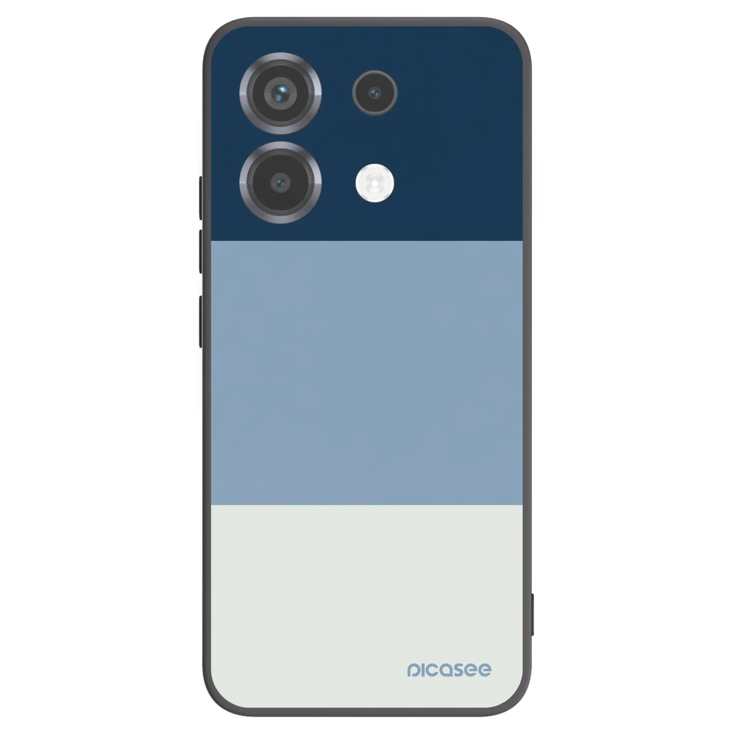 Picasee Μαύρη θήκη σιλικόνης για Xiaomi Poco X6 - Coastal Blue