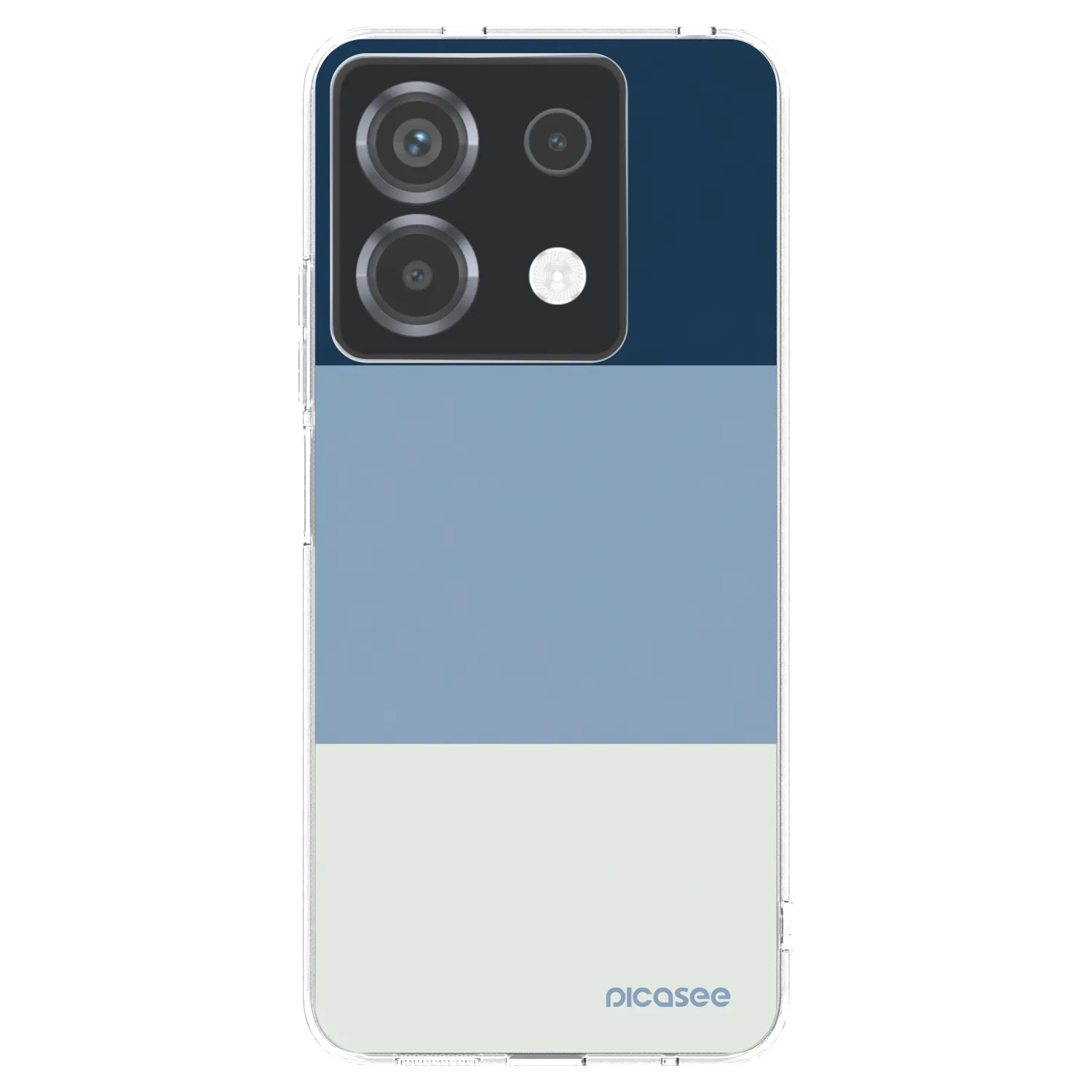 Picasee διαφανής θήκη σιλικόνης Xiaomi Poco X6 - Coastal Blue
