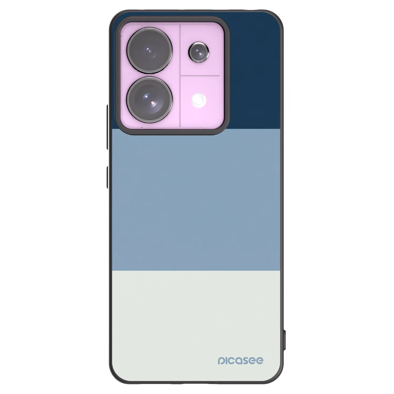 Picasee Μαύρη θήκη σιλικόνης για Xiaomi Redmi Note 13 Pro 5G - Coastal Blue
