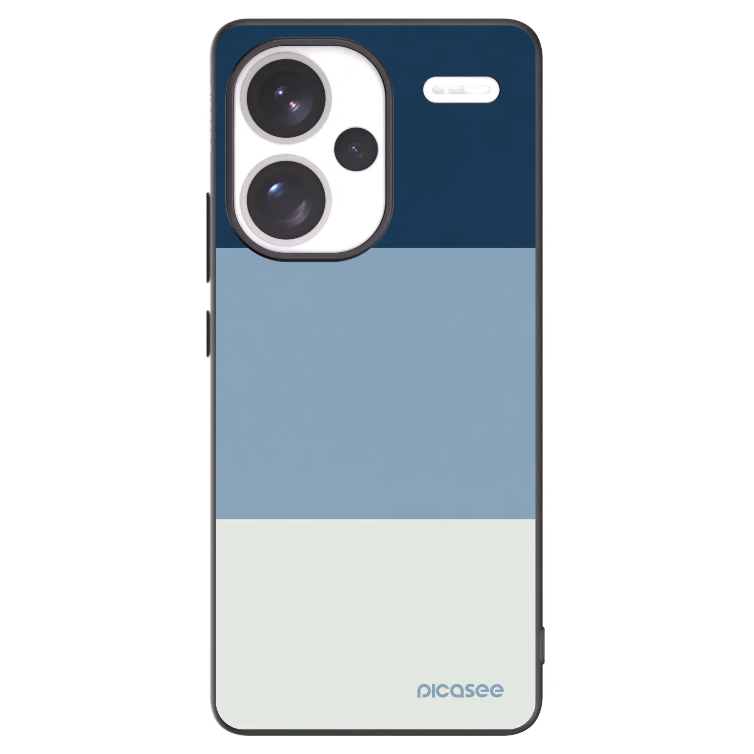 Picasee Μαύρη θήκη σιλικόνης για Xiaomi Redmi Note 13 Pro+ 5G - Coastal Blue