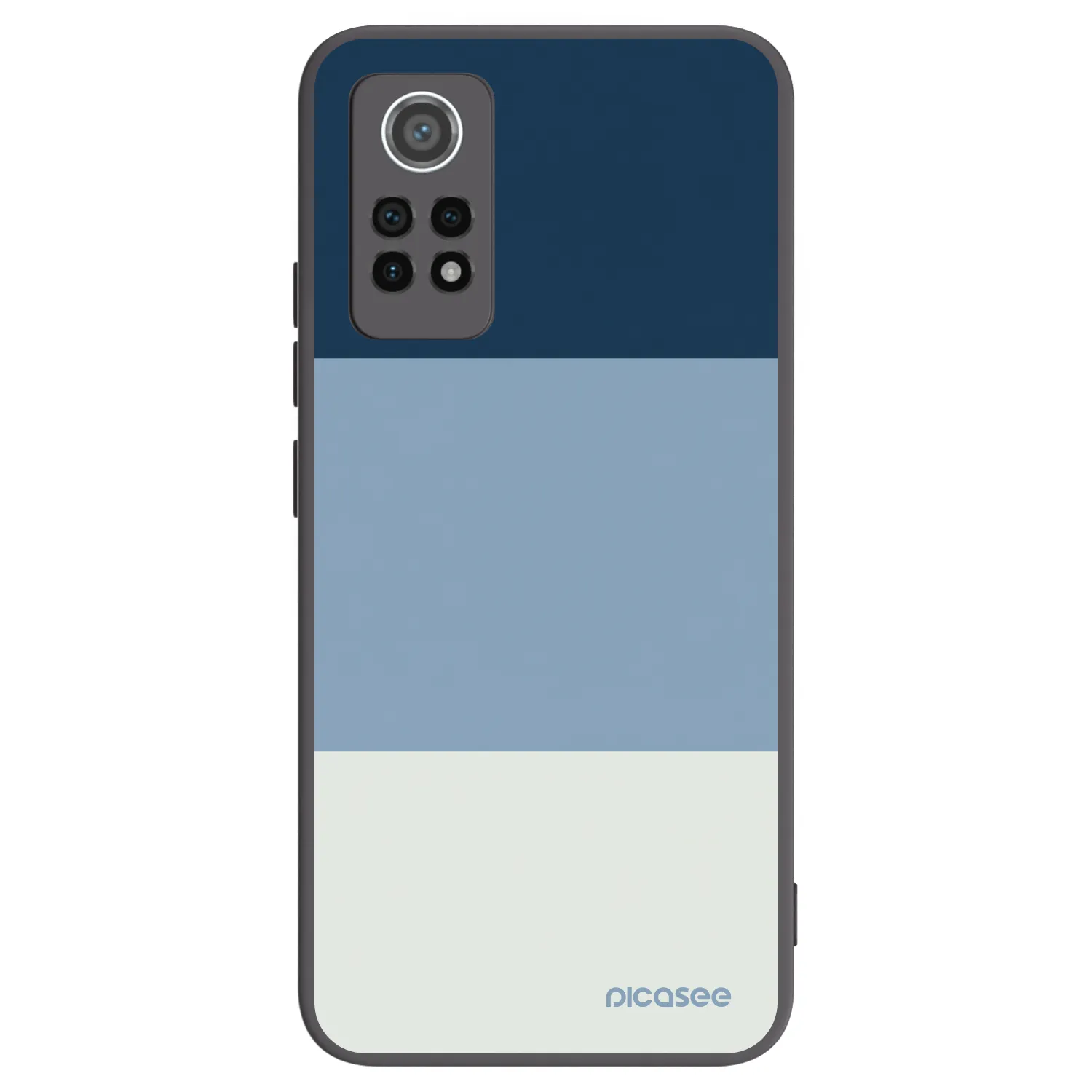 Picasee Μαύρη θήκη σιλικόνης για Xiaomi Redmi Note 12 Pro 4G - Coastal Blue
