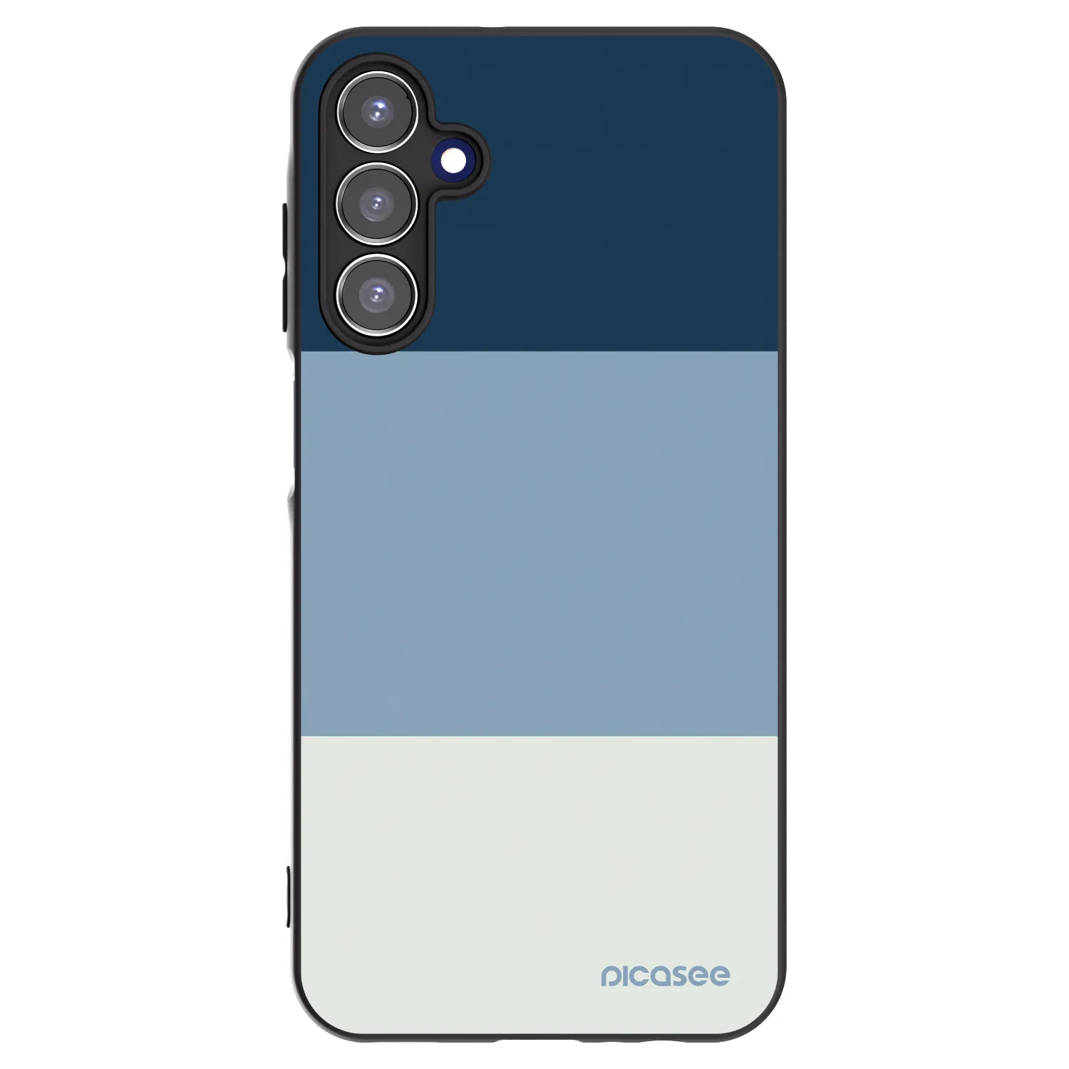 Picasee Μαύρη θήκη σιλικόνης για Samsung Galaxy A15 A156B 5G - Coastal Blue