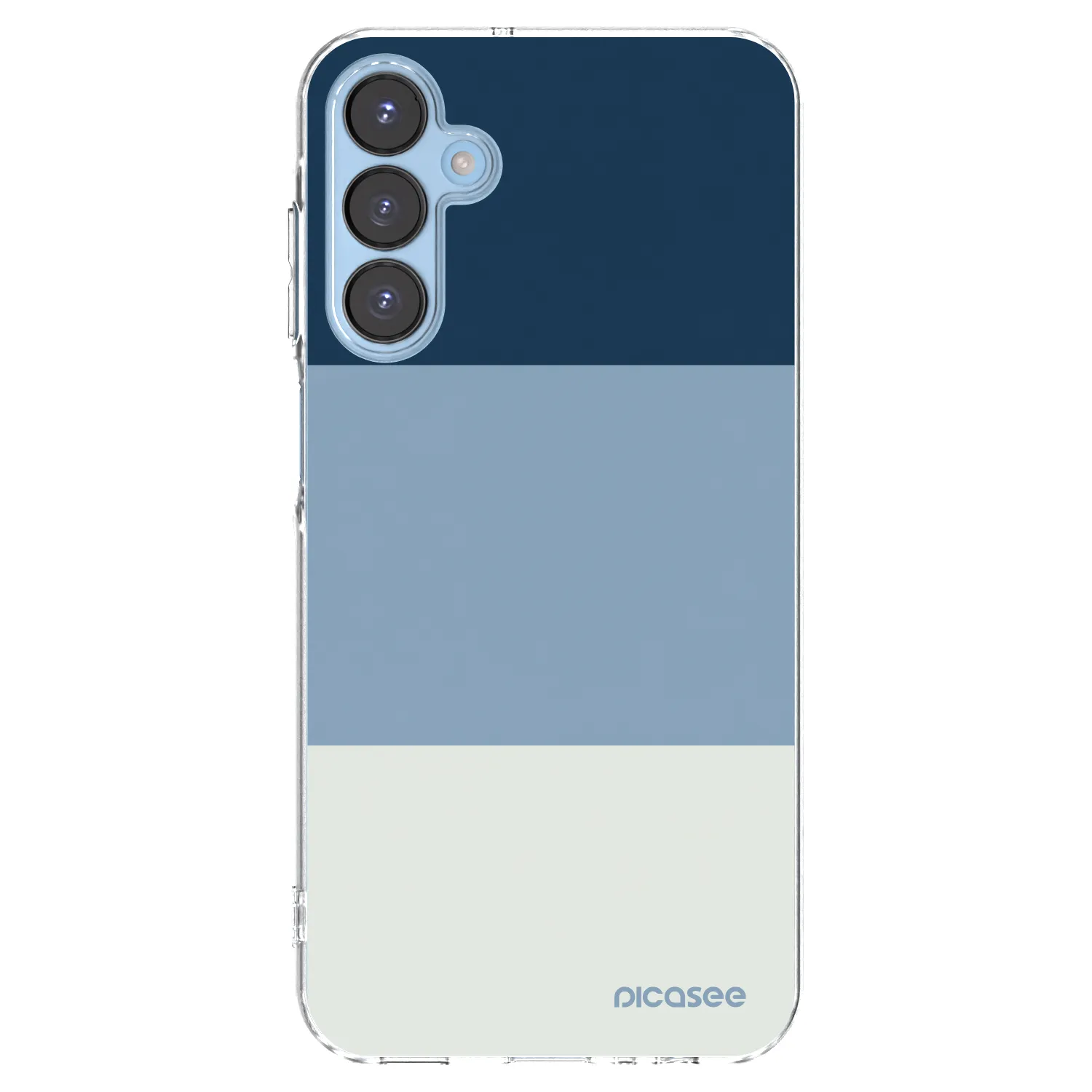 Picasee διαφανής θήκη σιλικόνης Samsung Galaxy A15 A156B 5G - Coastal Blue