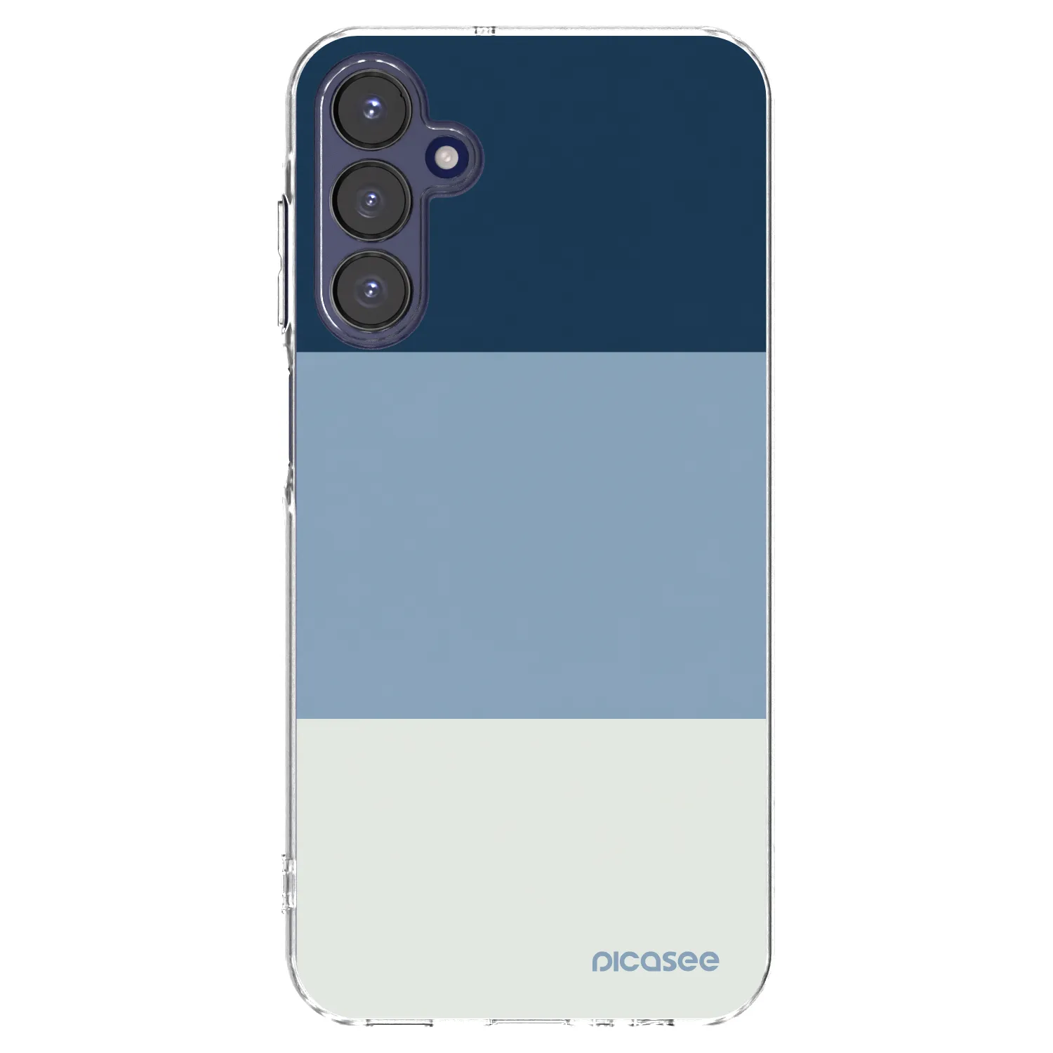 Picasee διαφανής θήκη σιλικόνης Samsung Galaxy A15 A155F 4G - Coastal Blue