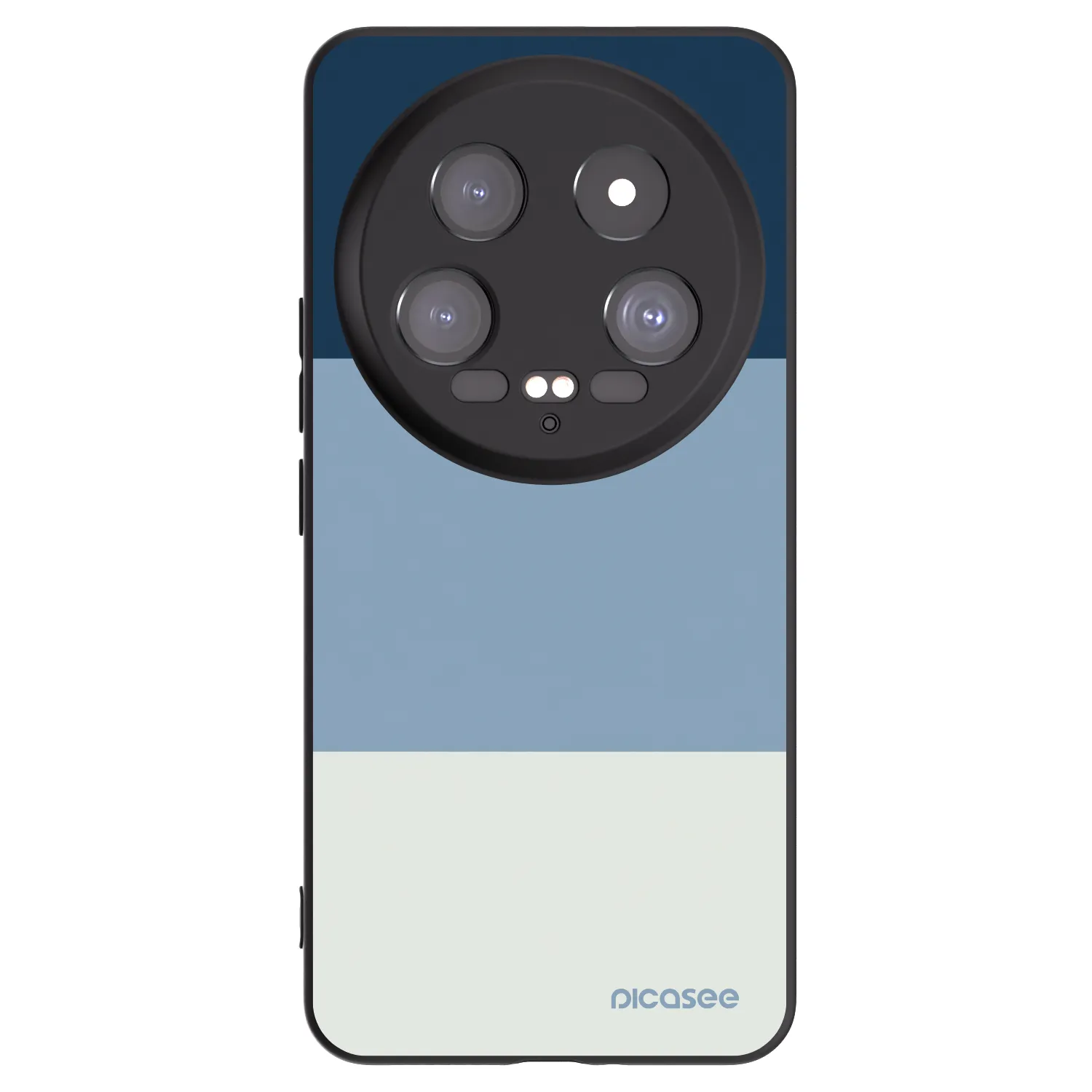 Picasee Μαύρη θήκη σιλικόνης για Xiaomi 14 Ultra - Coastal Blue