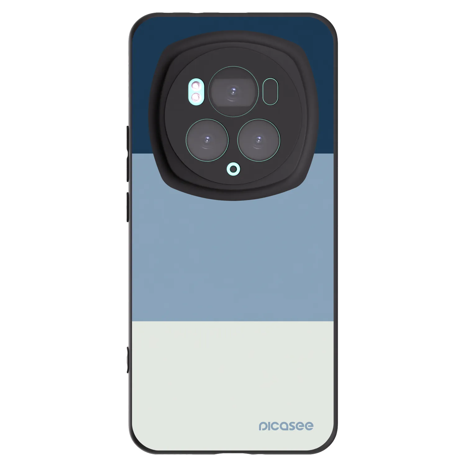 Picasee Μαύρη θήκη σιλικόνης για Honor Magic6 Pro - Coastal Blue