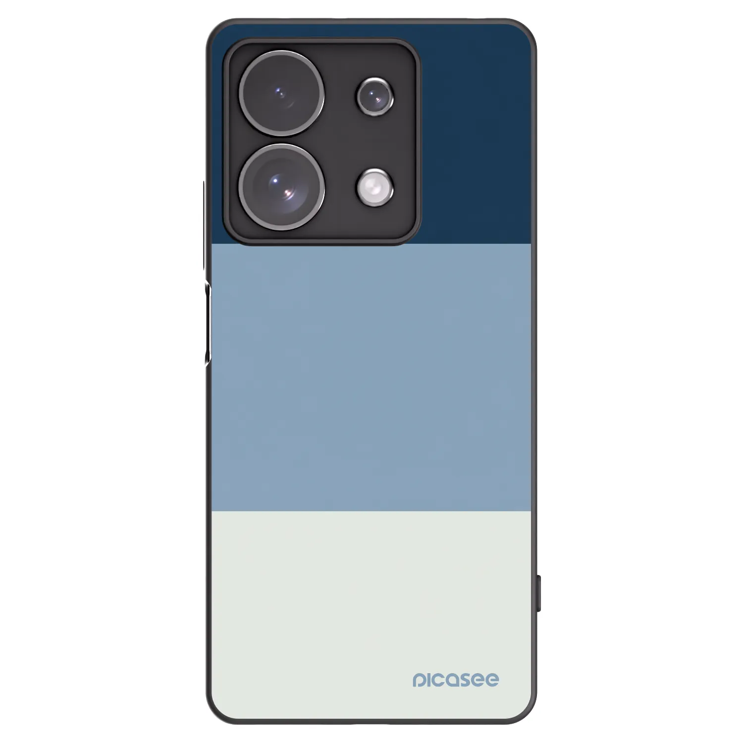 Picasee Μαύρη θήκη σιλικόνης για Xiaomi Redmi Note 13 Pro 4G - Coastal Blue