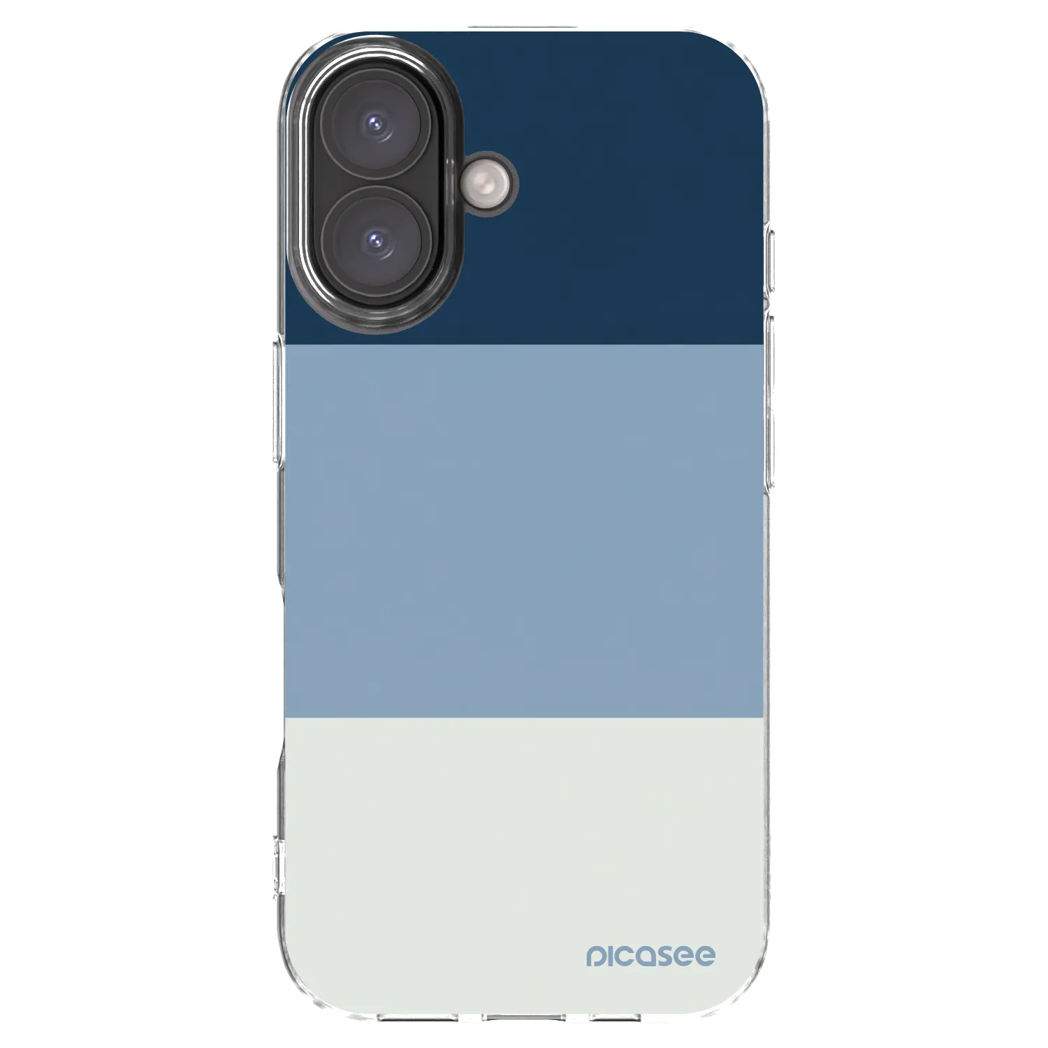 Picasee διαφανής θήκη σιλικόνης Apple iPhone 16 - Coastal Blue