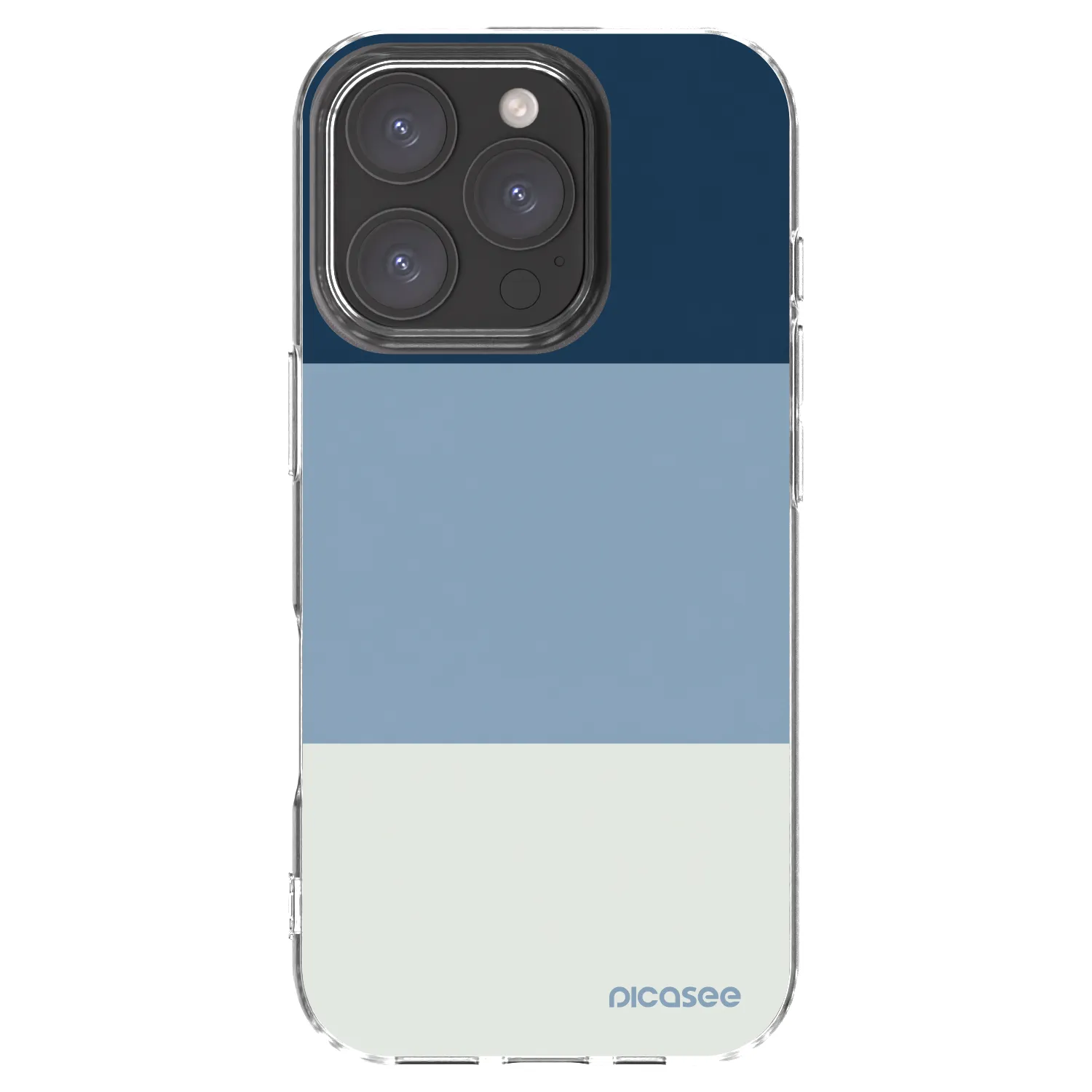 Picasee διαφανής θήκη σιλικόνης Apple iPhone 16 Pro - Coastal Blue