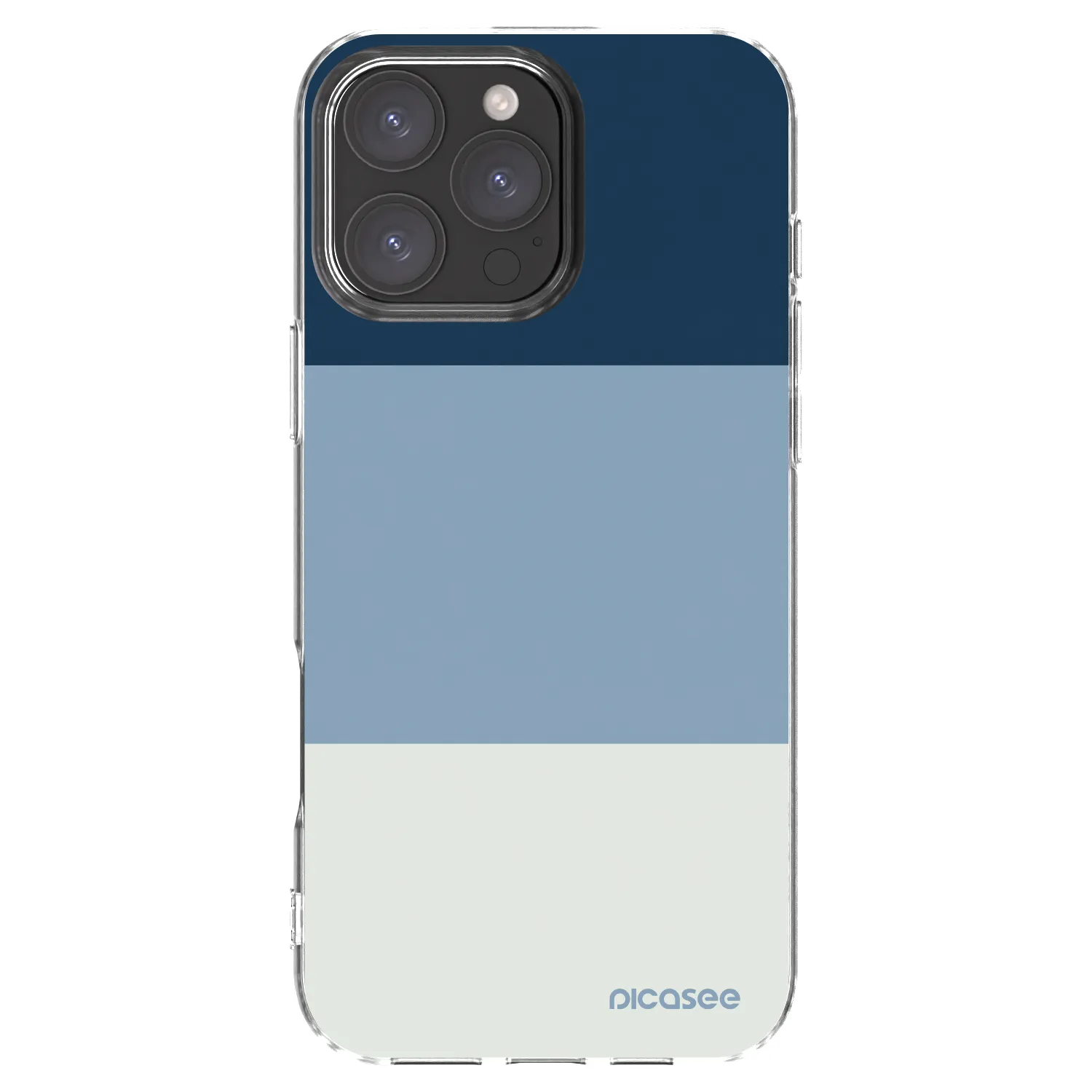 Picasee διαφανής θήκη σιλικόνης Apple iPhone 16 Pro Max - Coastal Blue