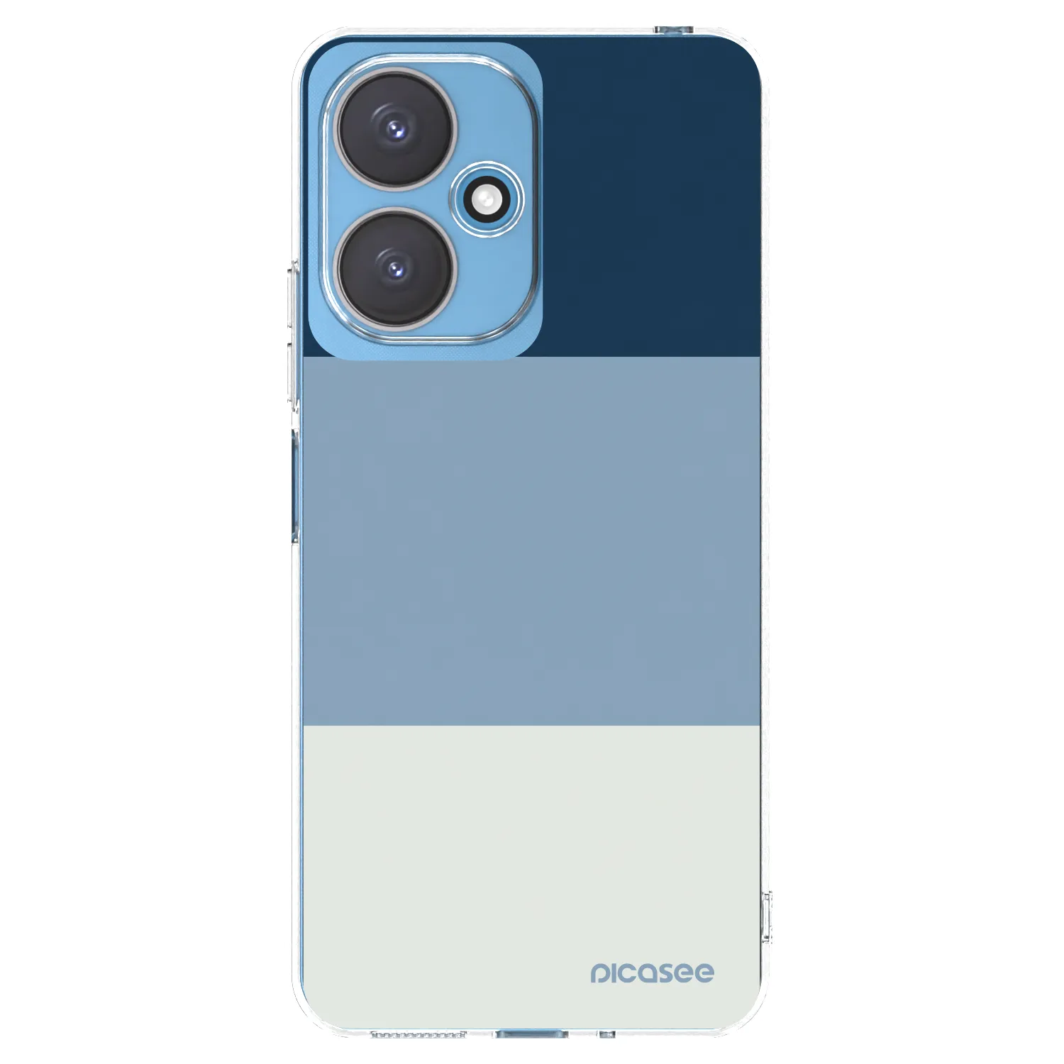 Picasee διαφανής θήκη σιλικόνης Xiaomi Redmi 13C 5G - Coastal Blue