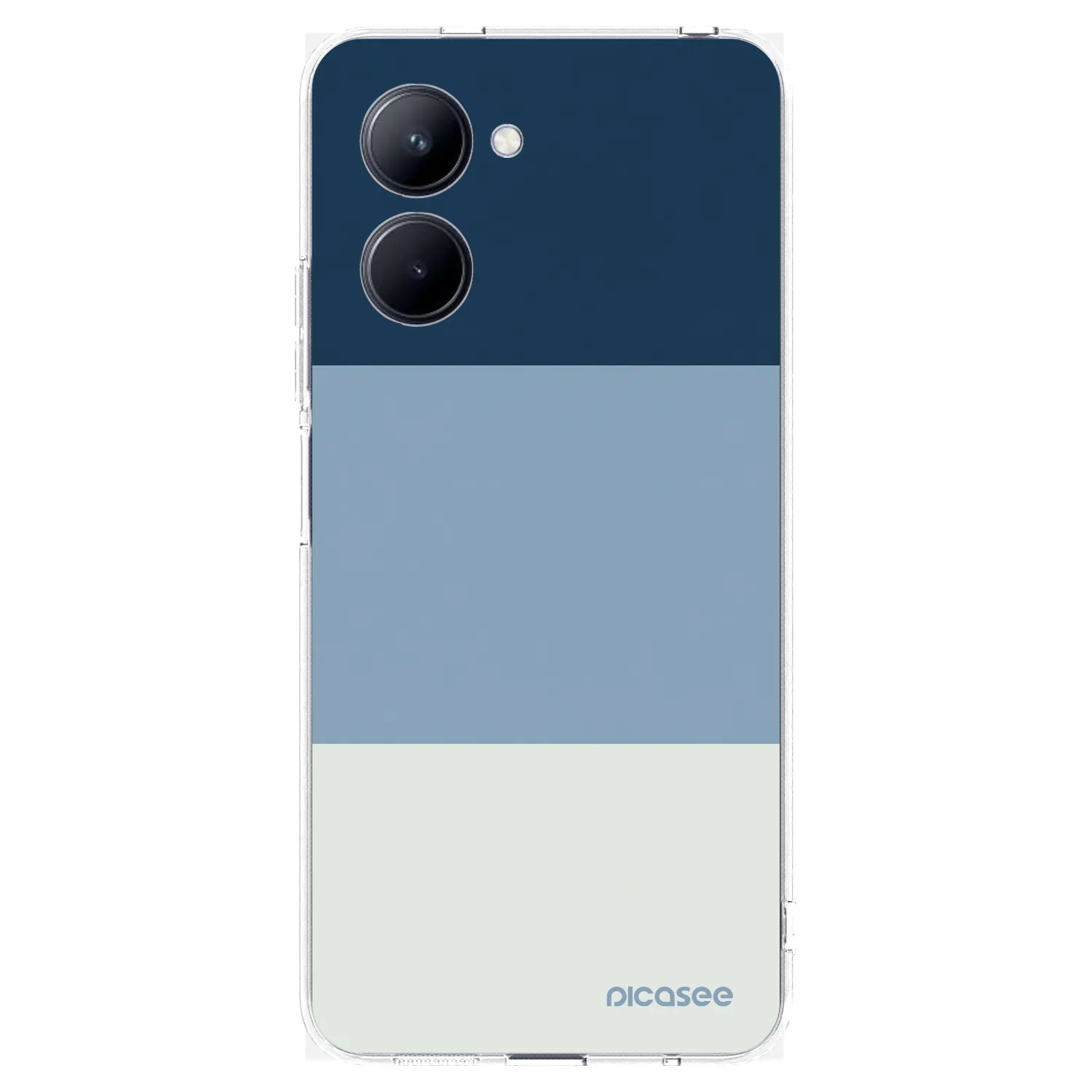 Picasee διαφανής θήκη σιλικόνης Realme C33 (2023) - Coastal Blue