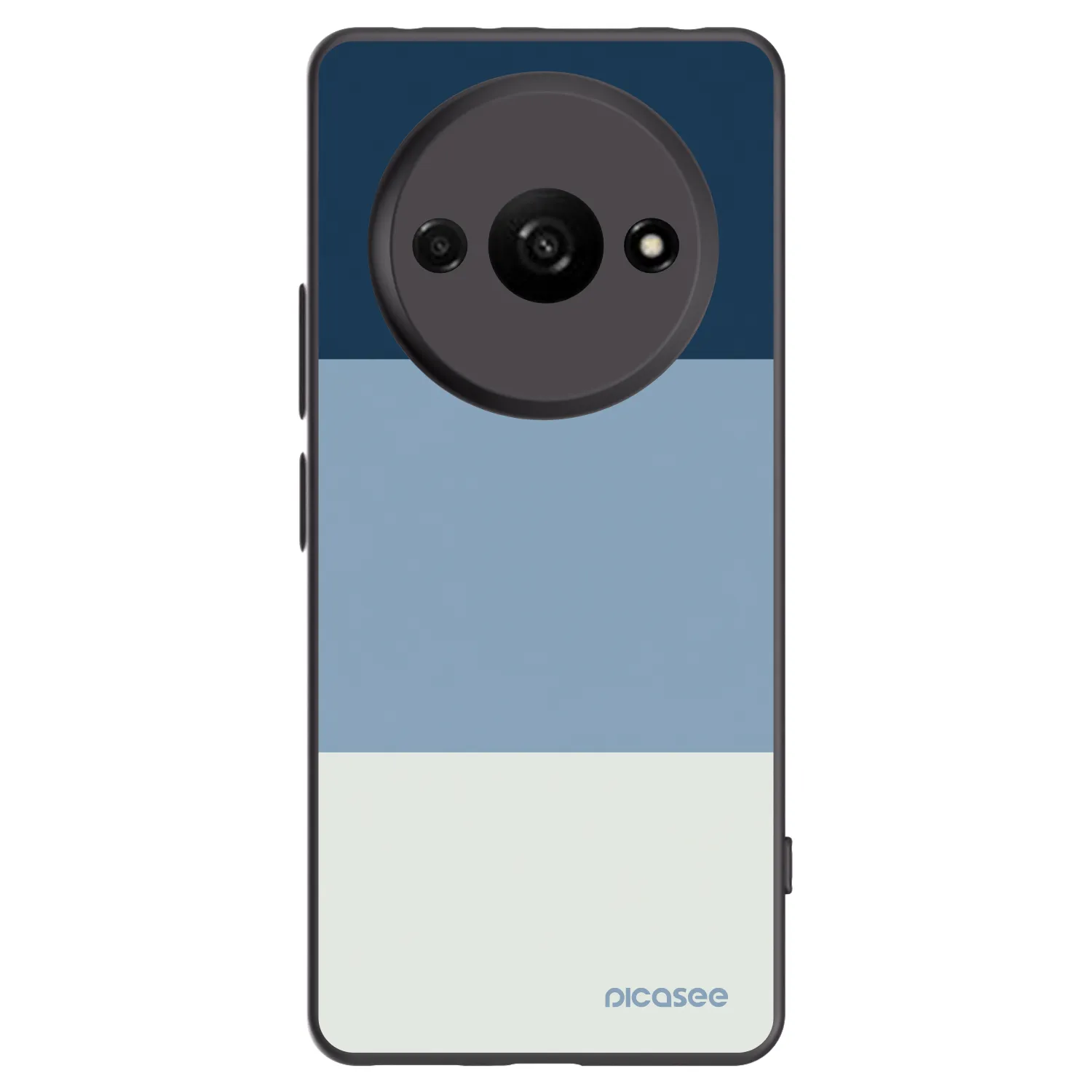 Picasee Μαύρη θήκη σιλικόνης για Xiaomi Redmi A3 - Coastal Blue