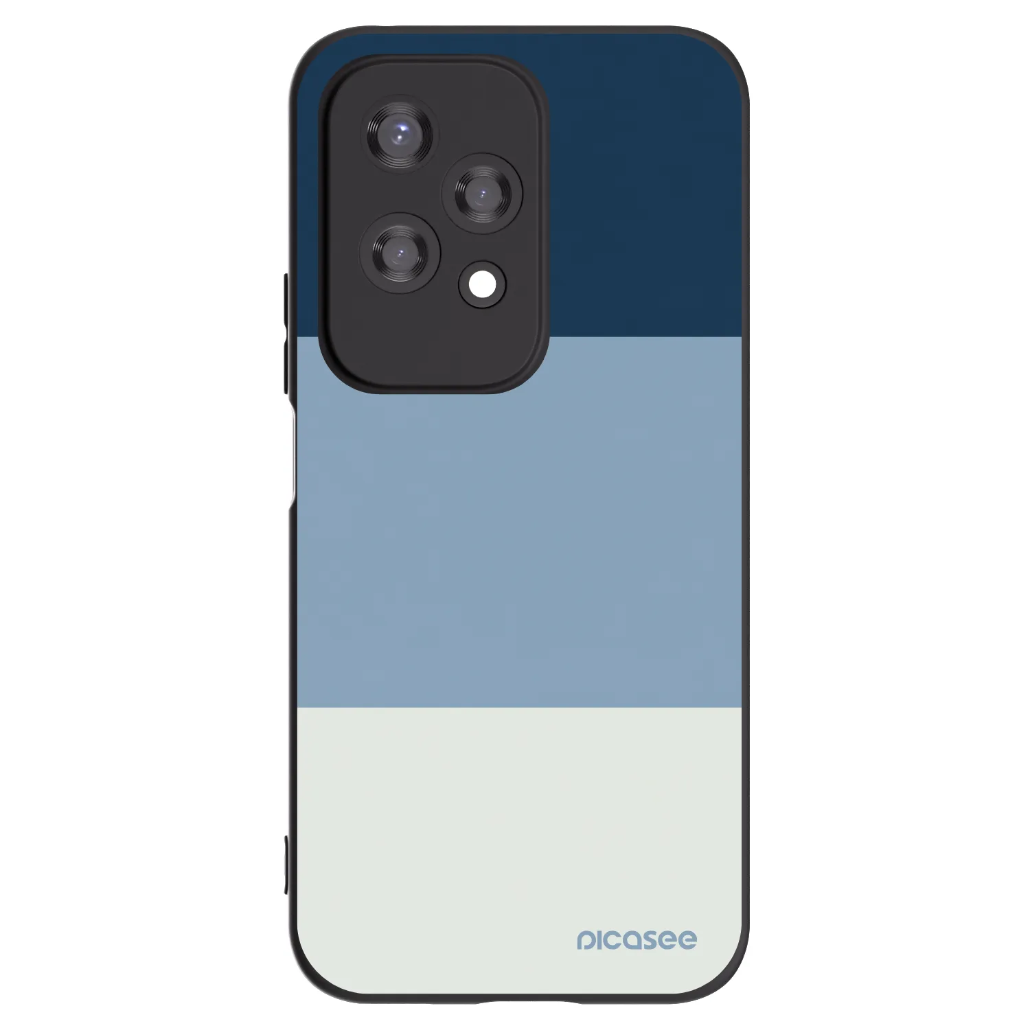 Picasee Μαύρη θήκη σιλικόνης για Honor 200 Lite - Coastal Blue