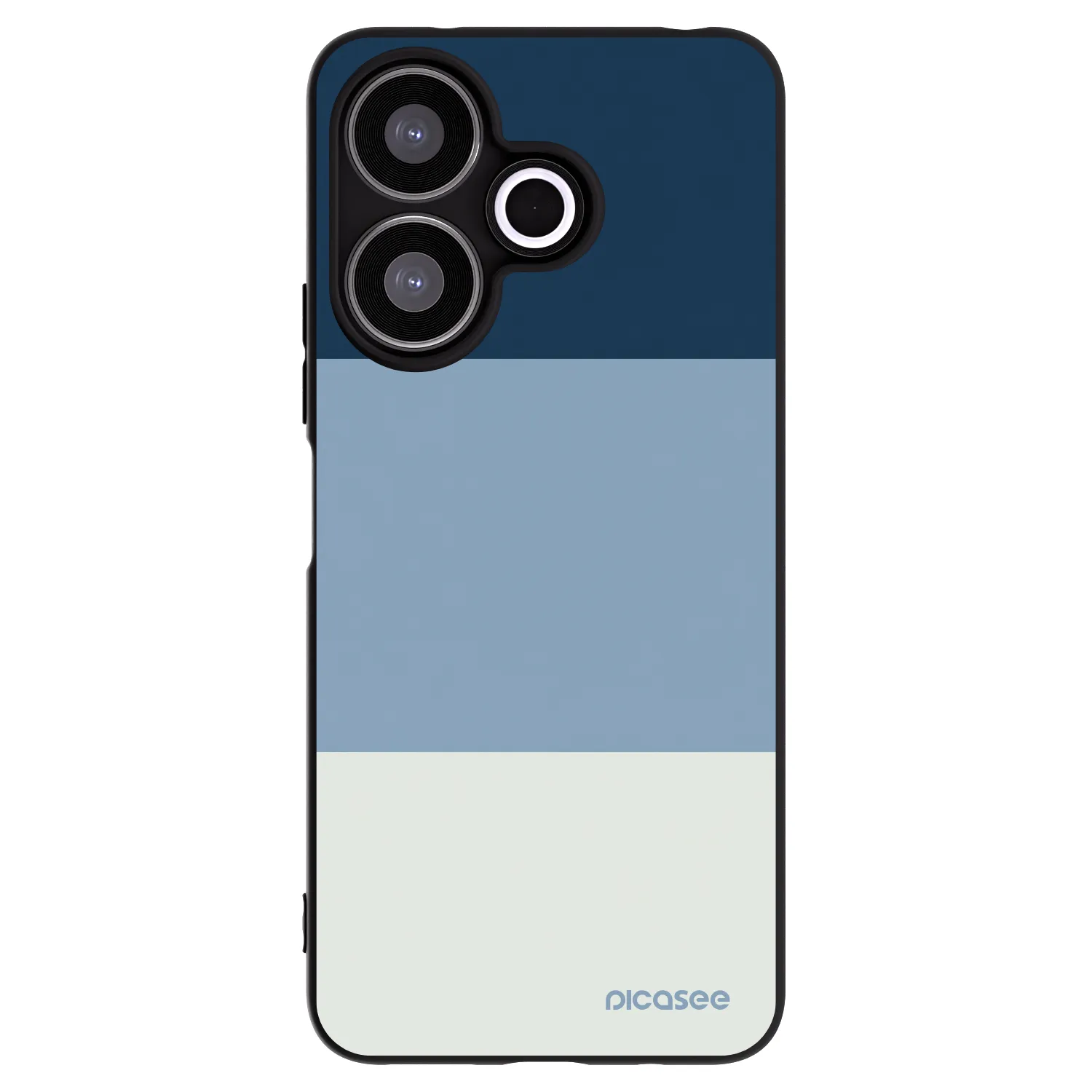 Picasee Μαύρη θήκη σιλικόνης για Xiaomi Redmi 13 4G - Coastal Blue