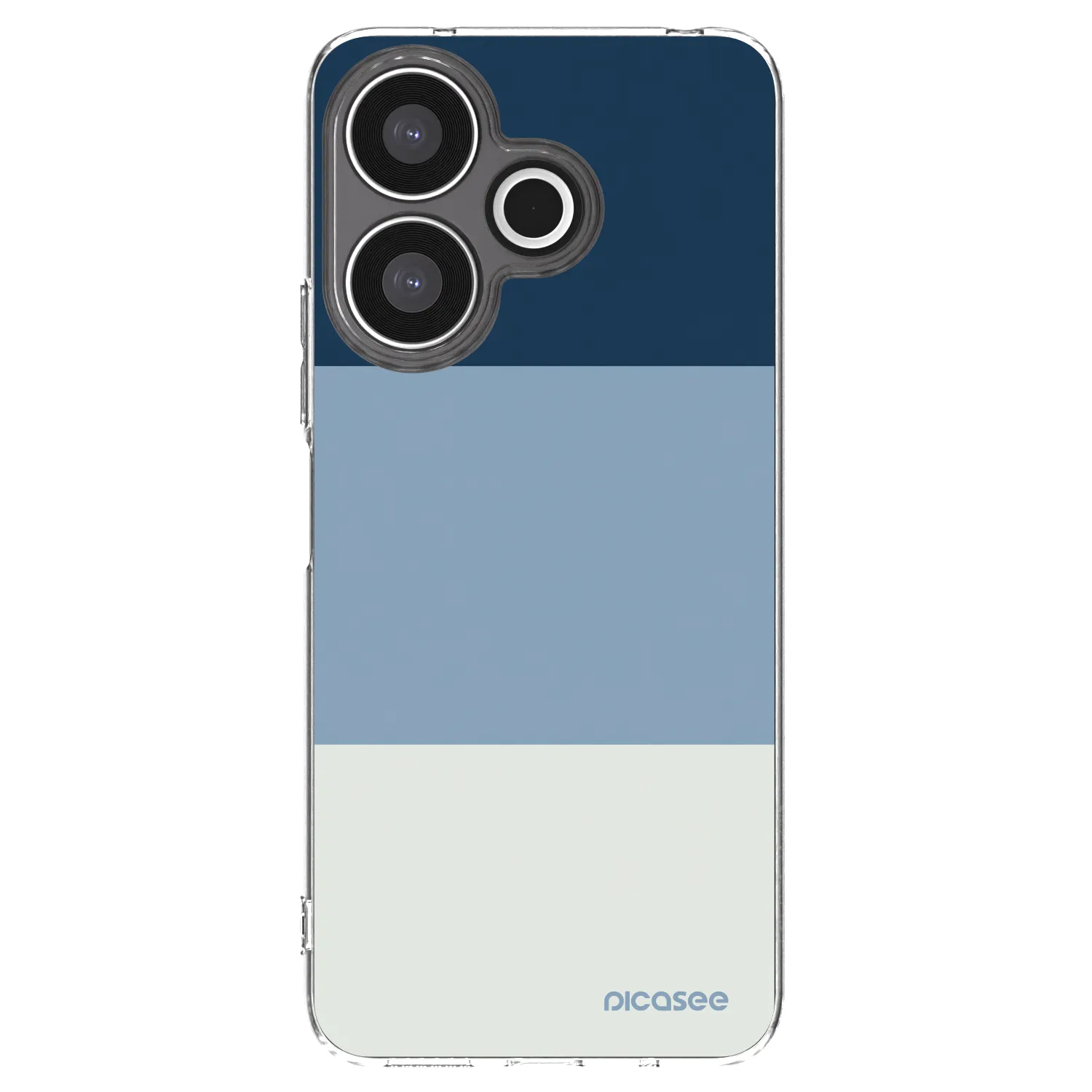 Picasee διαφανής θήκη σιλικόνης Xiaomi Redmi 13 4G - Coastal Blue