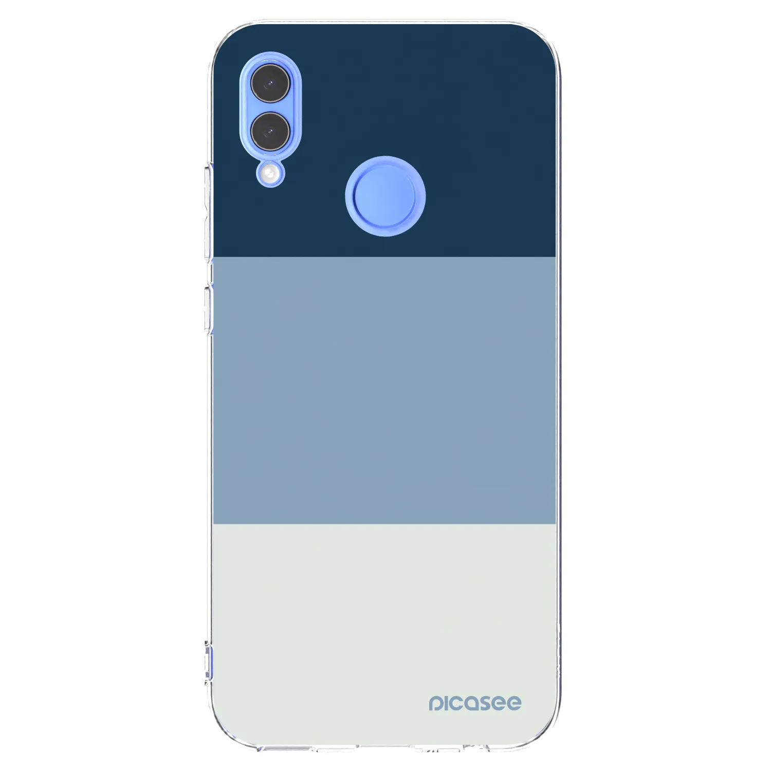 Picasee διαφανής θήκη σιλικόνης Honor 10 Lite - Coastal Blue