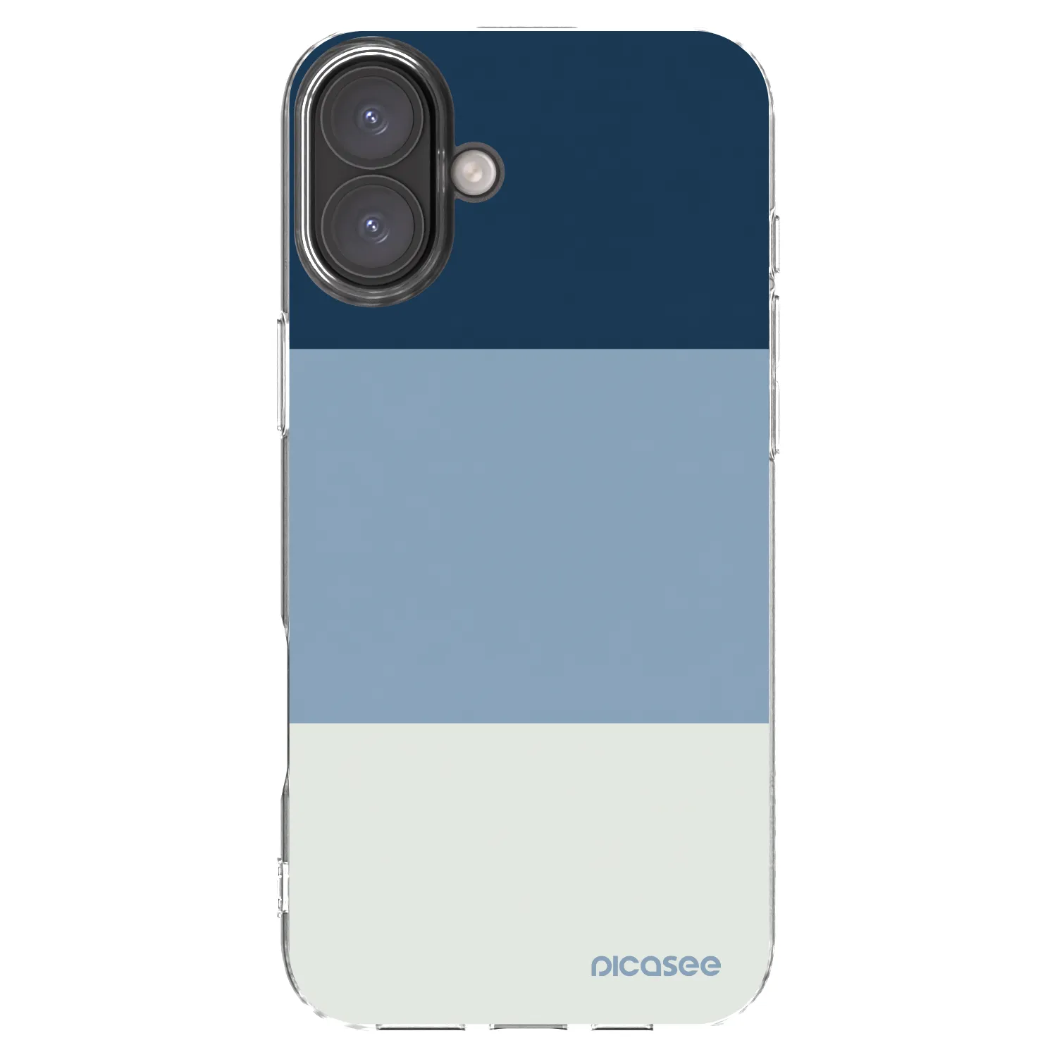 Picasee διαφανής θήκη σιλικόνης Apple iPhone 16 Plus - Coastal Blue