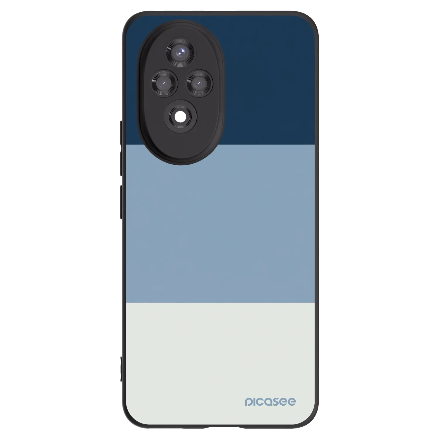 Picasee Μαύρη θήκη σιλικόνης για Honor 200 5G - Coastal Blue