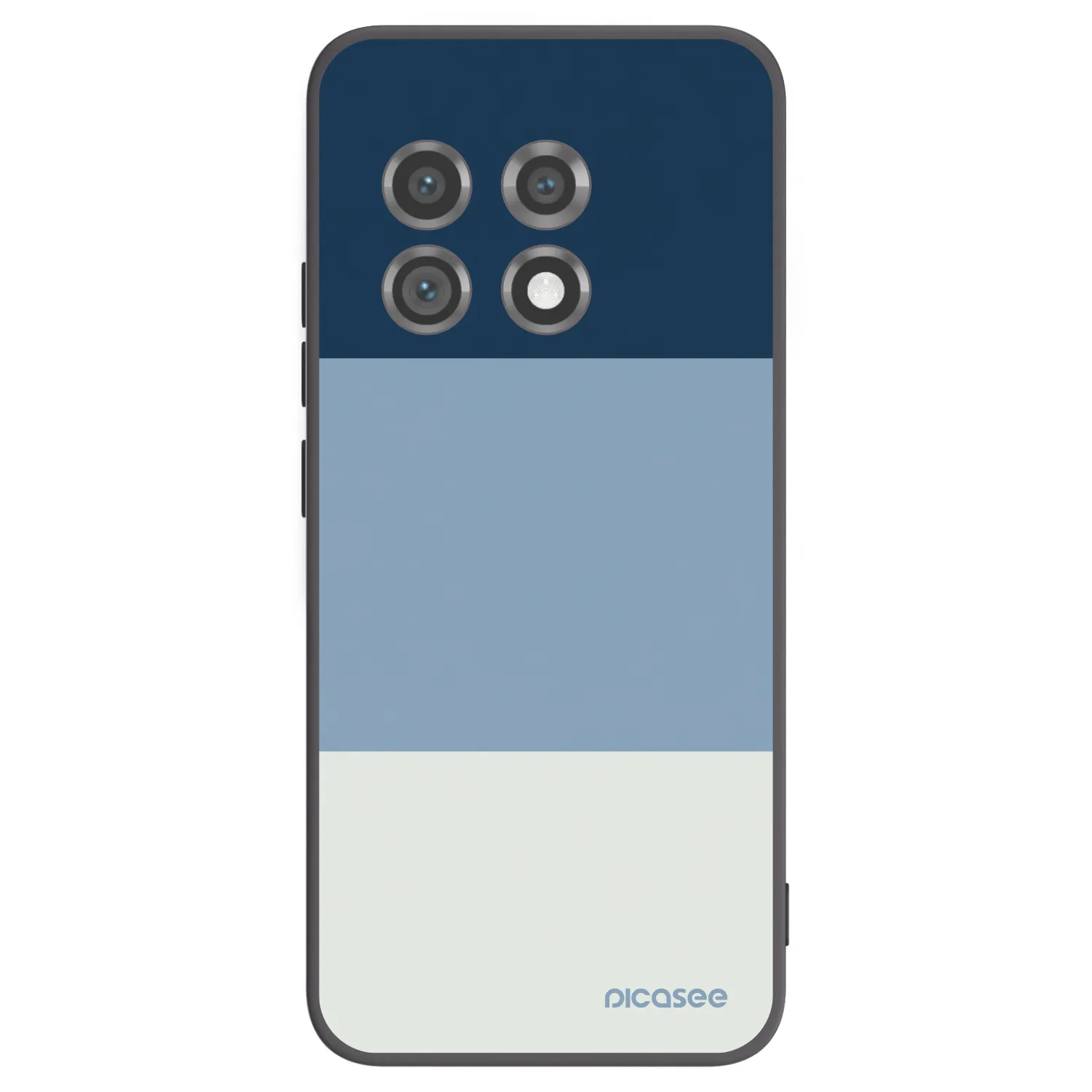 Picasee Μαύρη θήκη σιλικόνης για OnePlus 11 5G - Coastal Blue