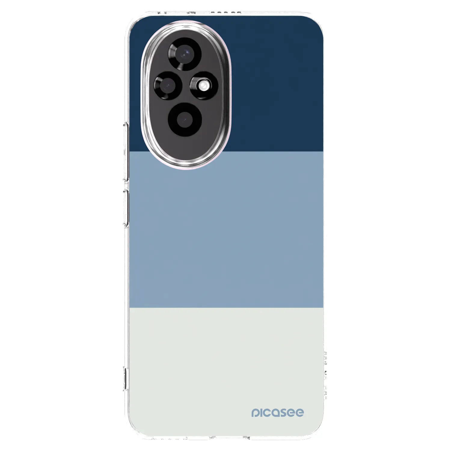 Picasee διαφανής θήκη σιλικόνης Honor 200 Pro 5G - Coastal Blue