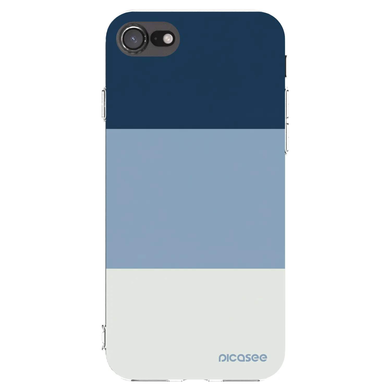 Picasee διαφανής θήκη σιλικόνης Apple iPhone 7 - Coastal Blue