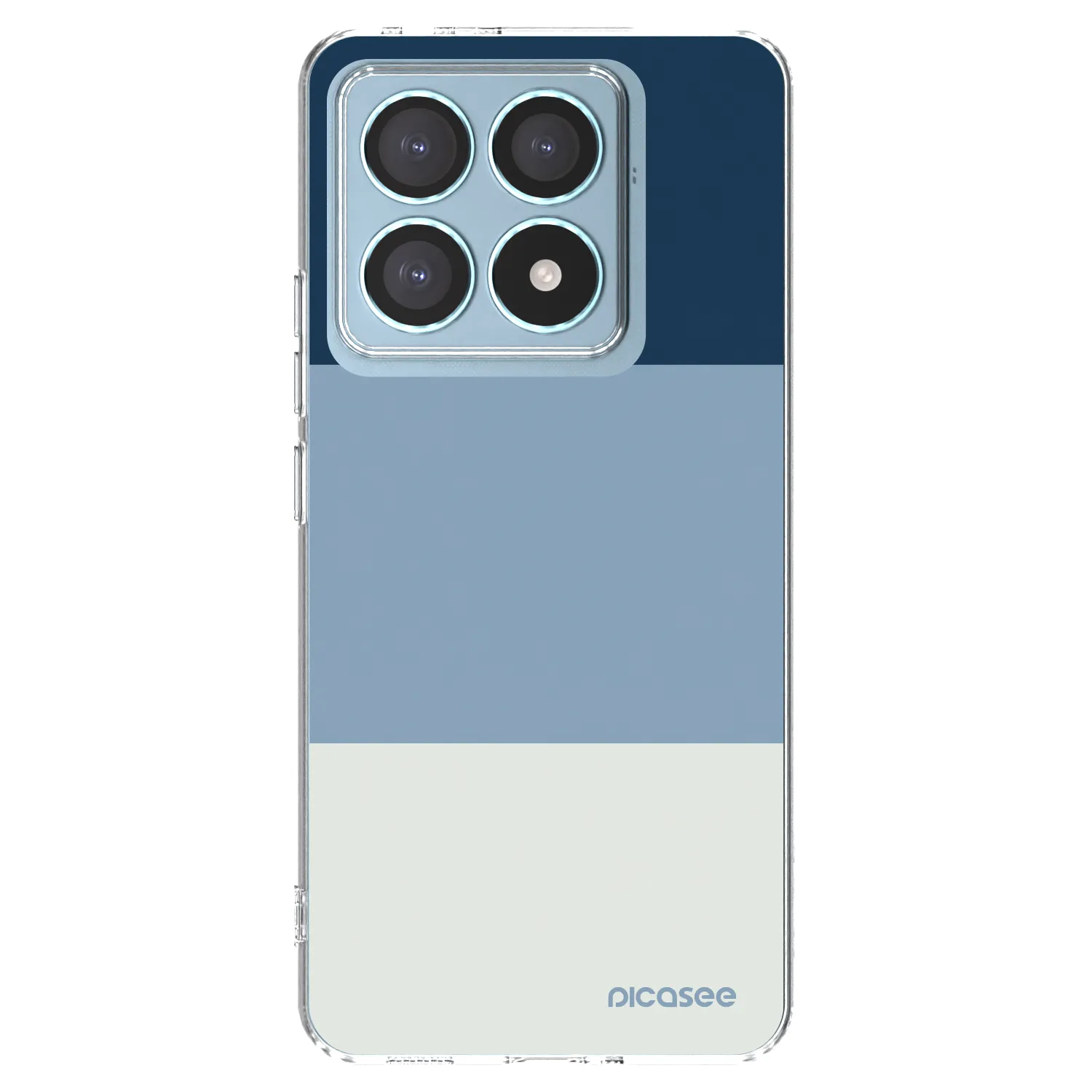 Picasee διαφανής θήκη σιλικόνης Xiaomi 14T Pro - Coastal Blue