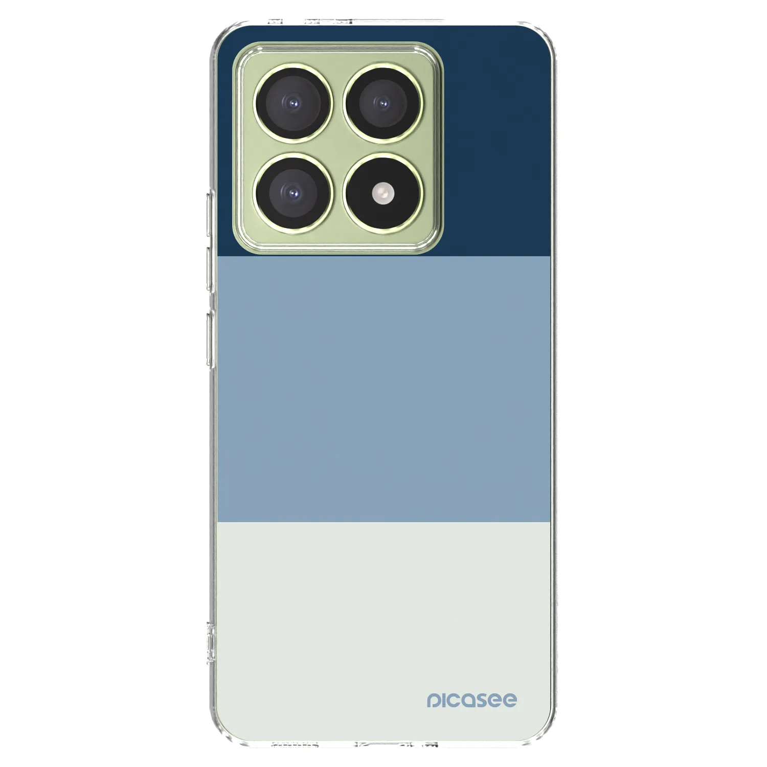 Picasee διαφανής θήκη σιλικόνης Xiaomi 14T - Coastal Blue