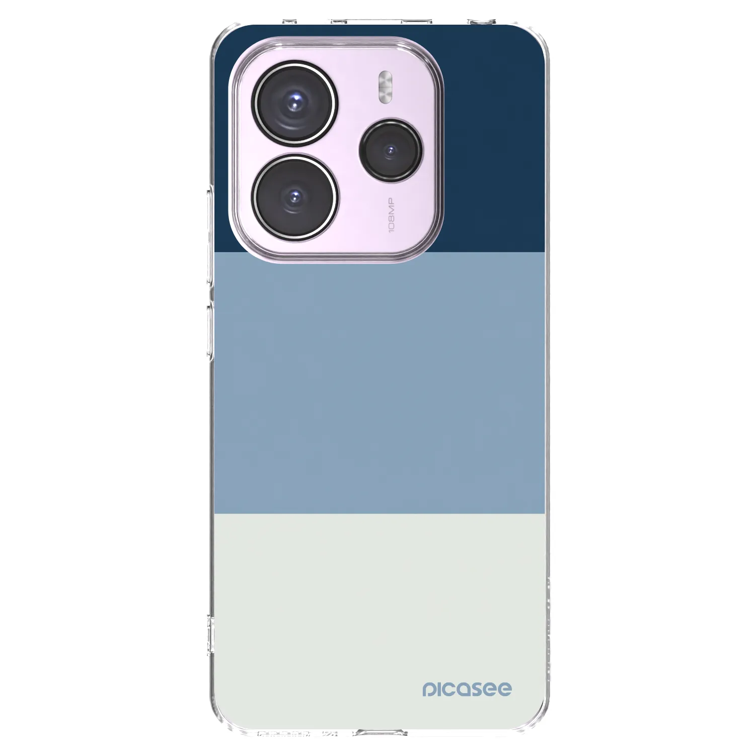 Picasee διαφανής θήκη σιλικόνης Xiaomi Redmi Note 14 5G - Coastal Blue