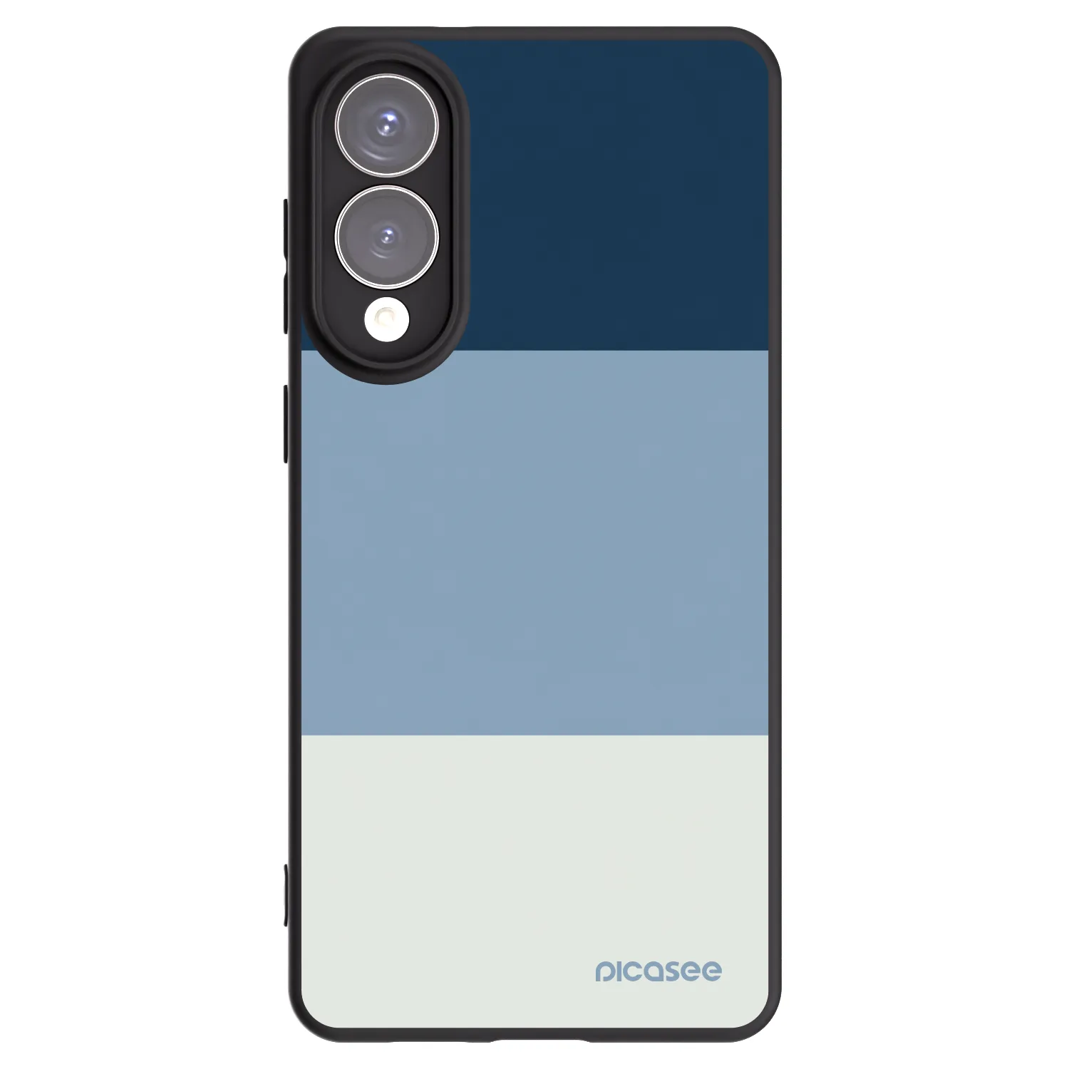 Picasee Μαύρη θήκη σιλικόνης για Samsung Galaxy S25 Edge 5G - Coastal Blue