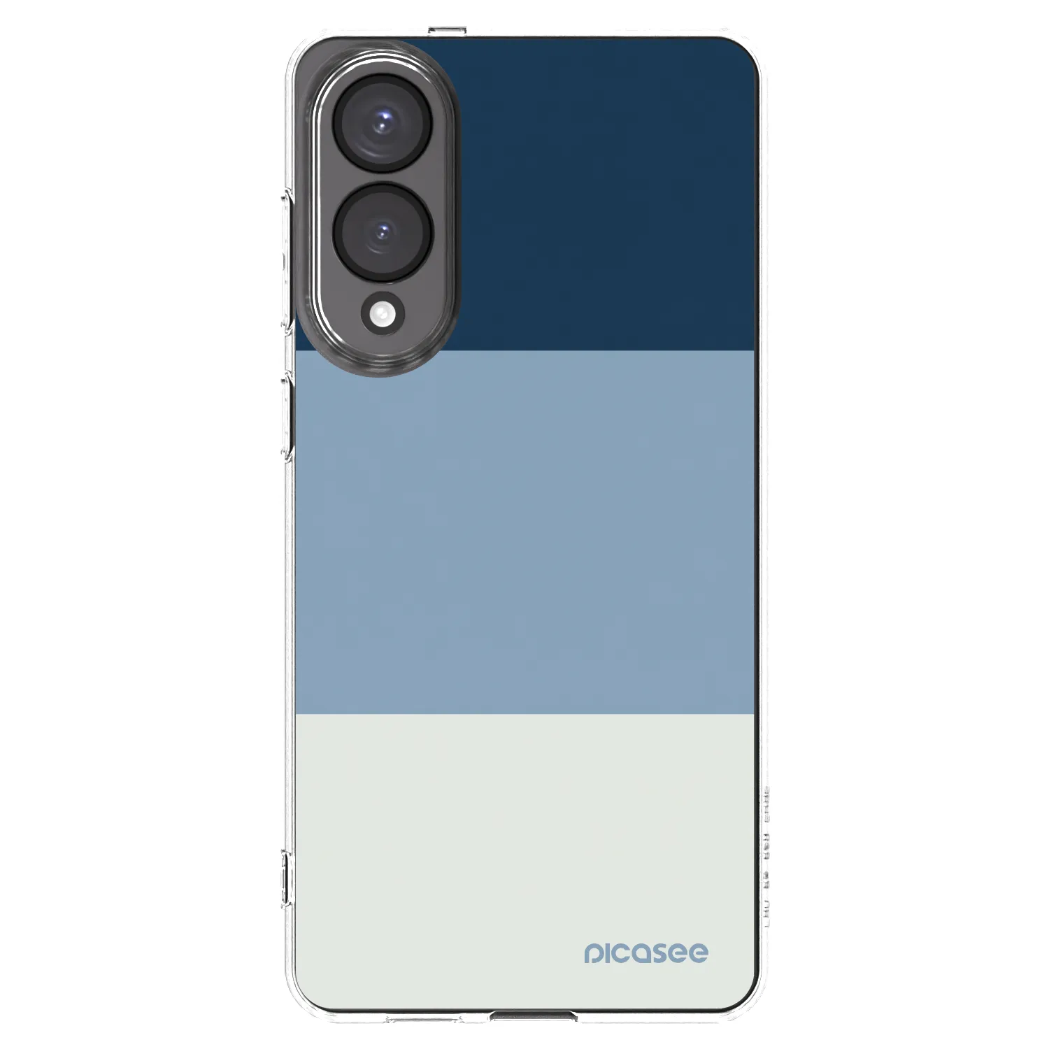 Picasee διαφανής θήκη σιλικόνης Samsung Galaxy S25 Edge 5G - Coastal Blue