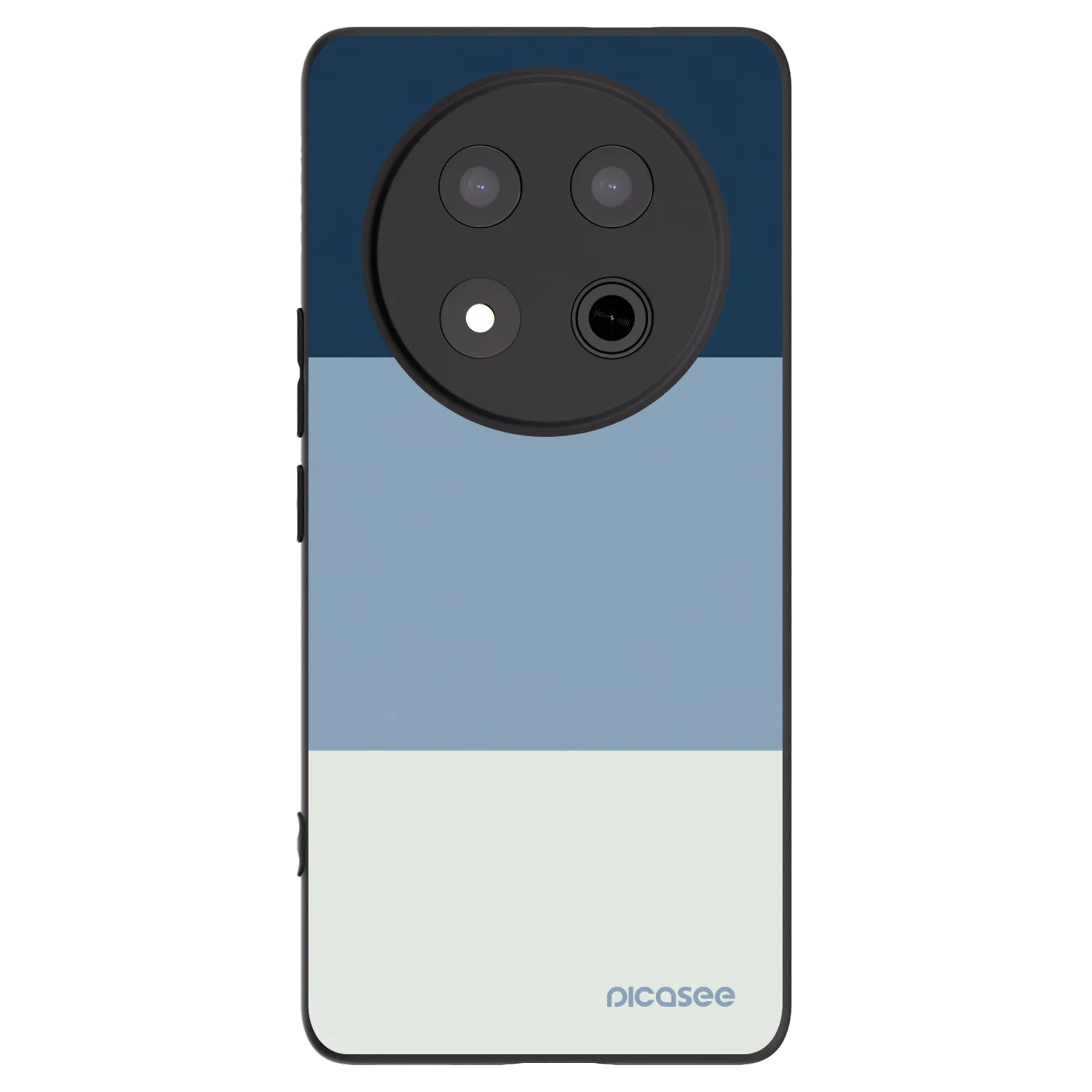 Picasee Μαύρη θήκη σιλικόνης για Honor Magic7 Lite 5G - Coastal Blue