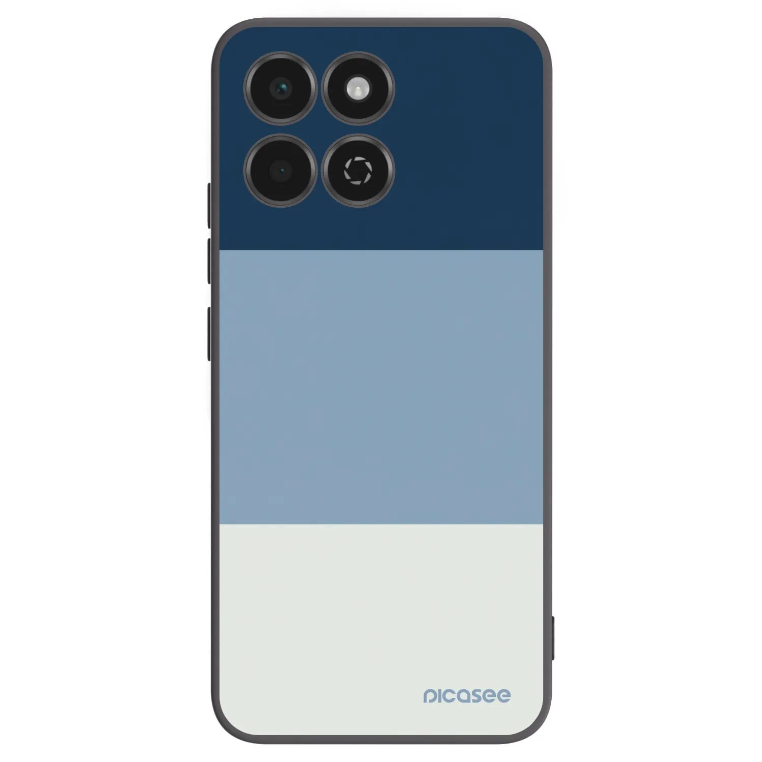 Picasee Μαύρη θήκη σιλικόνης για Honor 200 Smart 5G - Coastal Blue