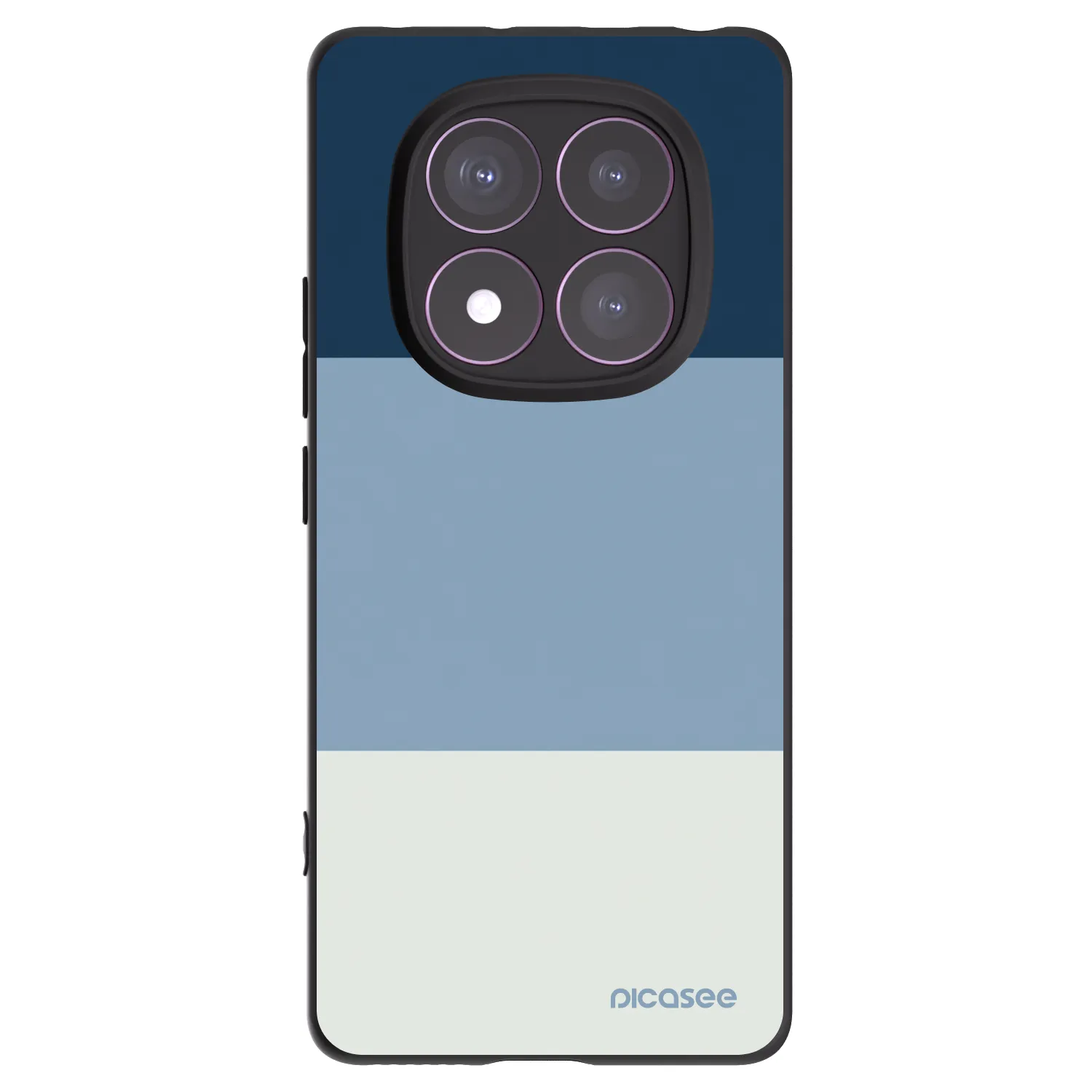 Picasee Μαύρη θήκη σιλικόνης για Xiaomi Redmi Note 14 Pro 4G - Coastal Blue