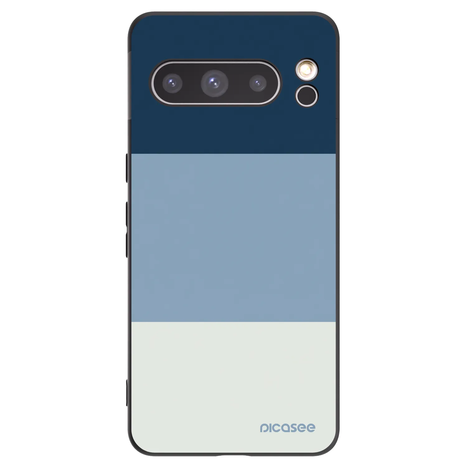 Picasee Μαύρη θήκη σιλικόνης για Google Pixel 8 Pro - Coastal Blue