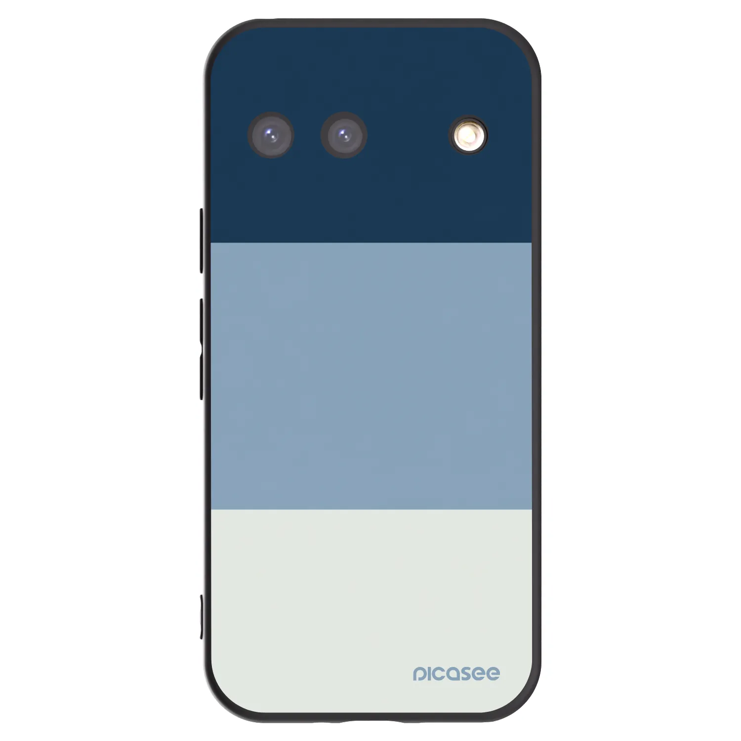 Picasee Μαύρη θήκη σιλικόνης για Google Pixel 9 - Coastal Blue
