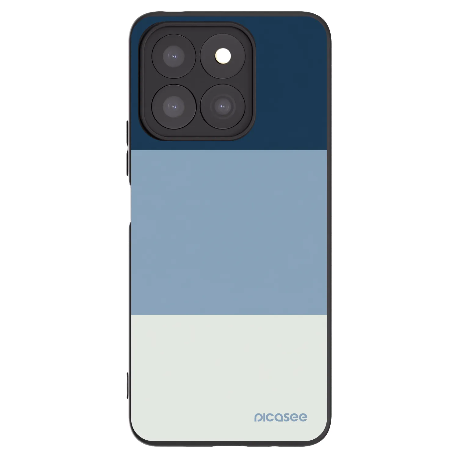 Picasee Μαύρη θήκη σιλικόνης για Honor X8c - Coastal Blue