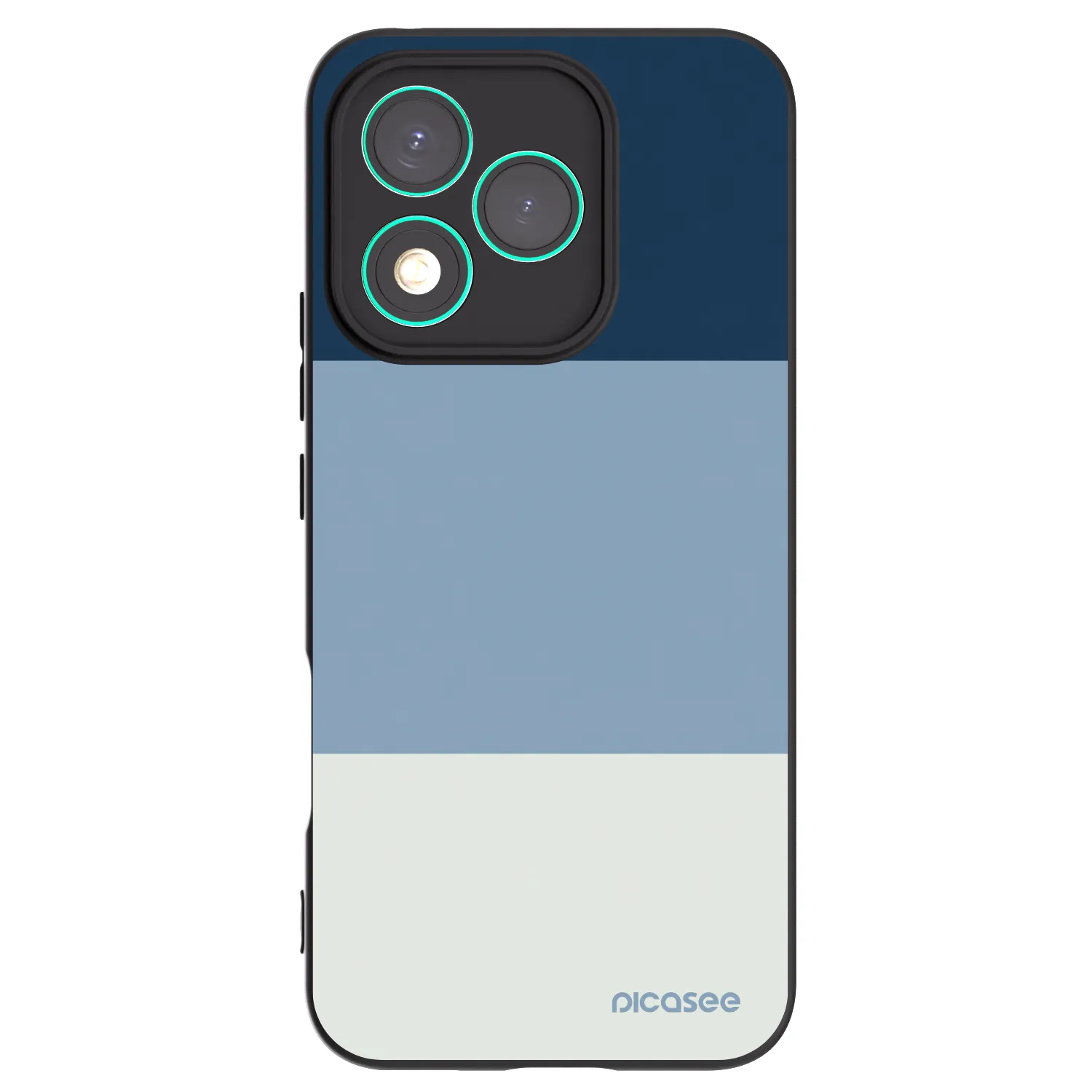 Picasee Μαύρη θήκη σιλικόνης για Honor 400 Lite 5G - Coastal Blue