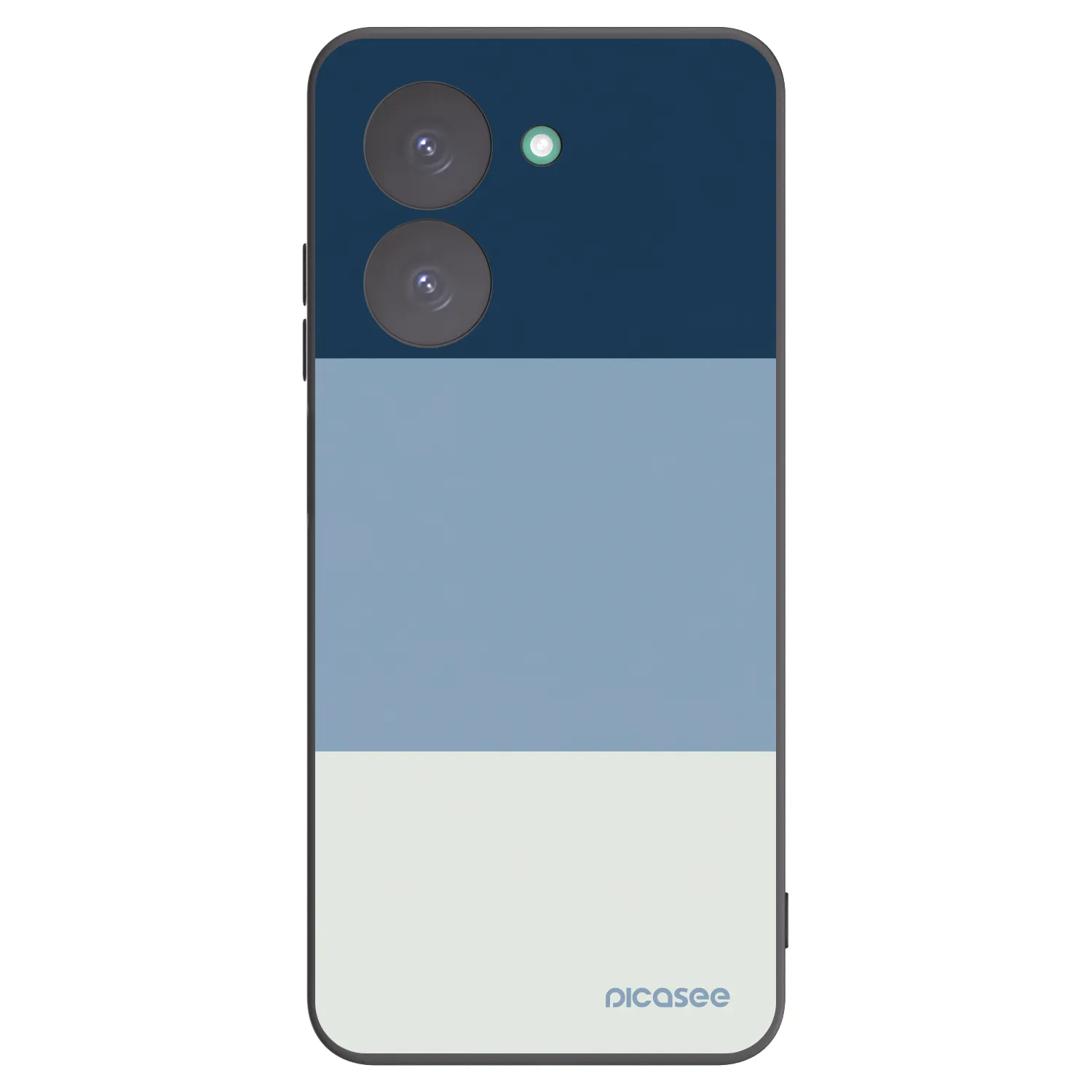 Picasee Μαύρη θήκη σιλικόνης για Xiaomi Redmi A5 - Coastal Blue