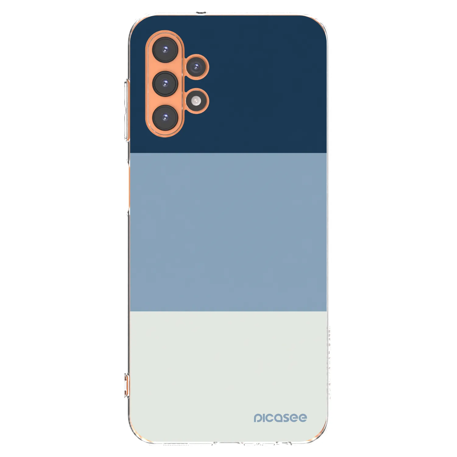 Picasee διαφανής θήκη σιλικόνης Samsung Galaxy A13 5G - Coastal Blue