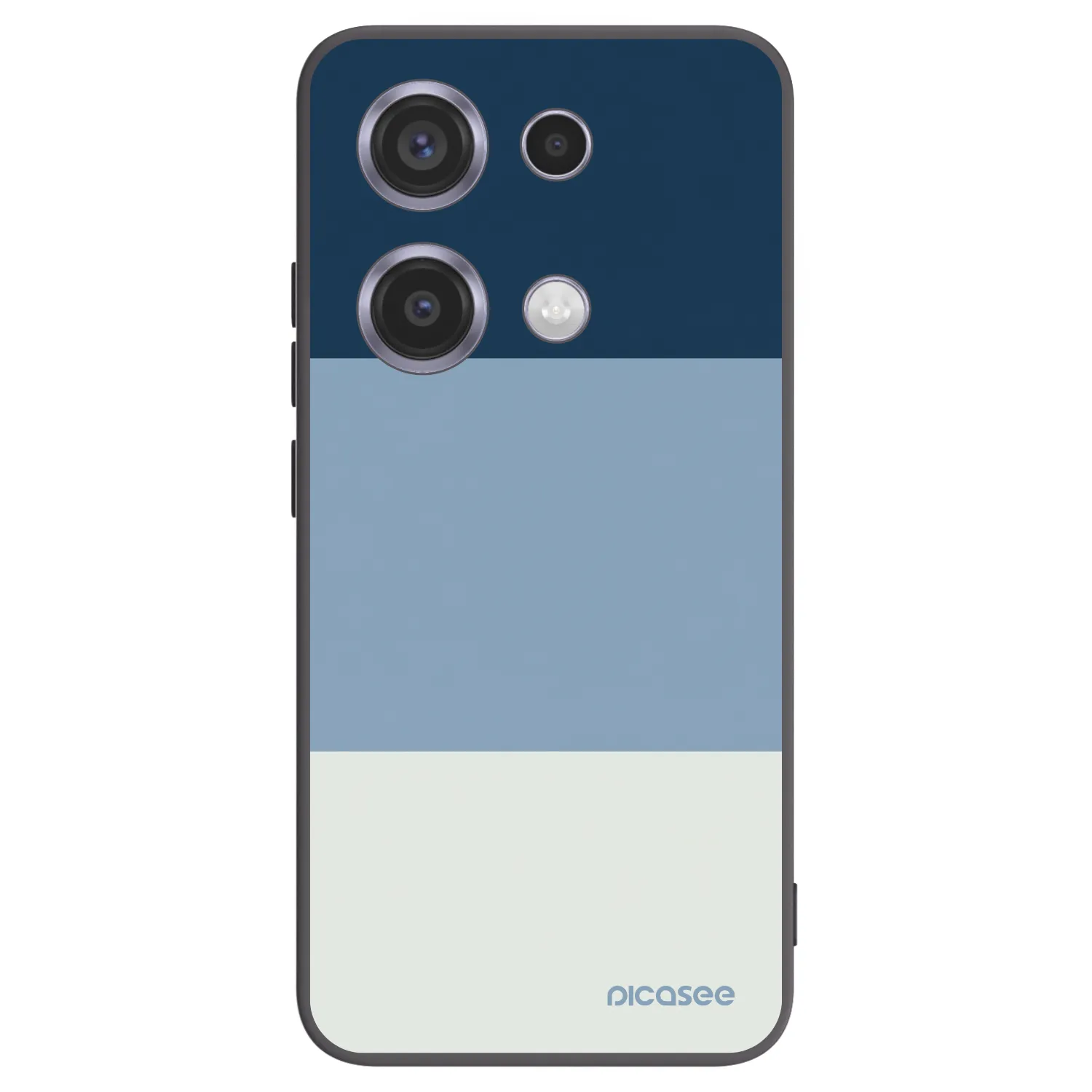 Picasee Μαύρη θήκη σιλικόνης για Xiaomi Redmi Note 14S - Coastal Blue