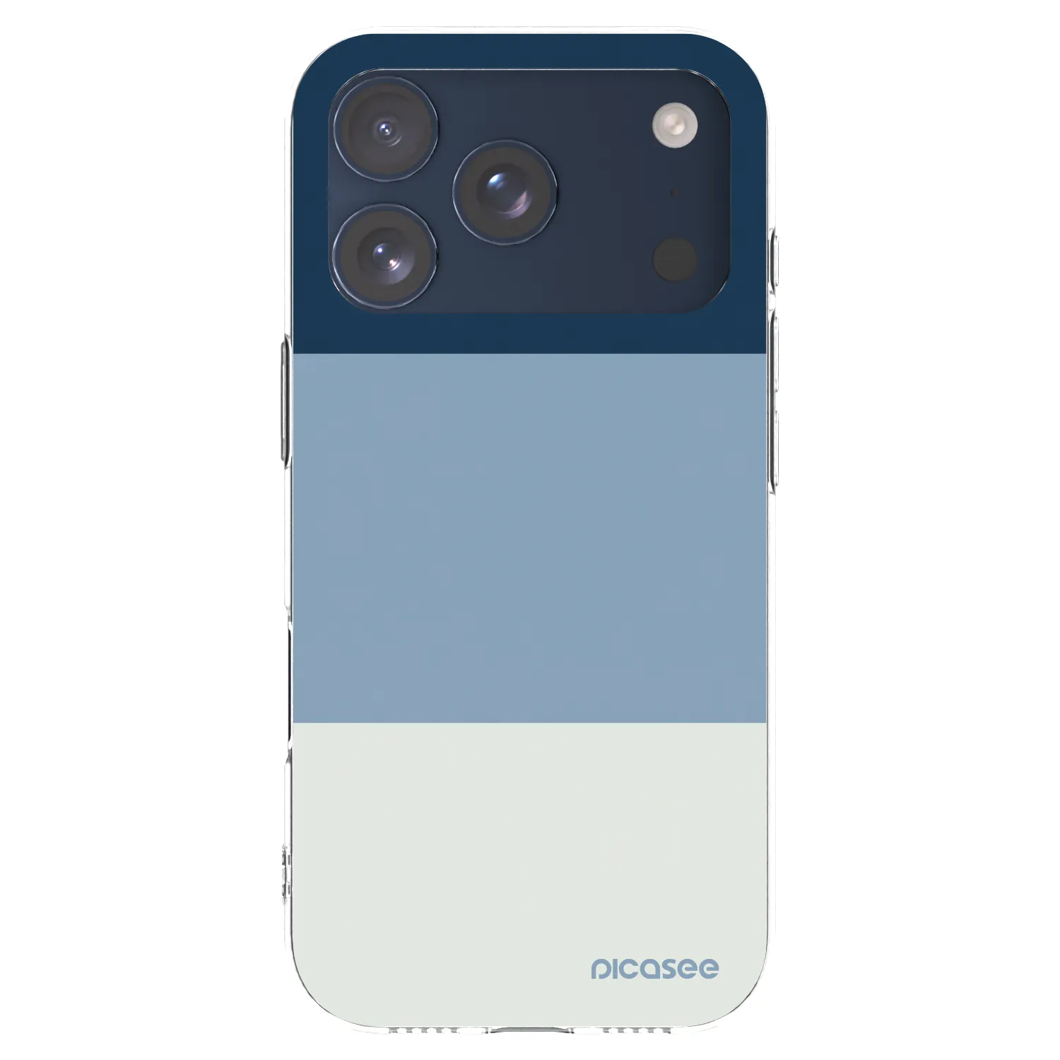 Picasee διαφανής θήκη σιλικόνης Apple iPhone 17 Pro - Coastal Blue