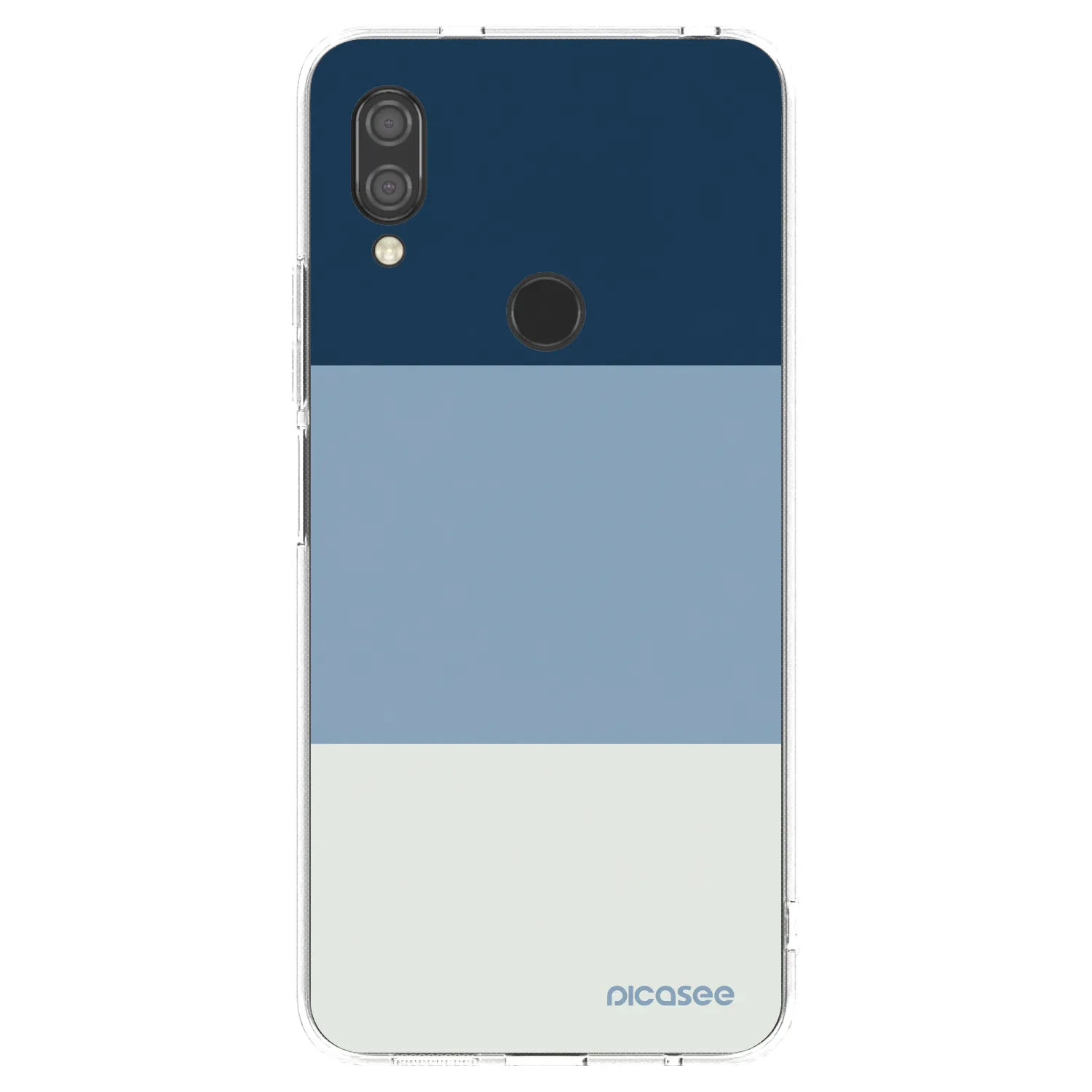 Picasee διαφανής θήκη σιλικόνης Xiaomi Redmi 7 - Coastal Blue