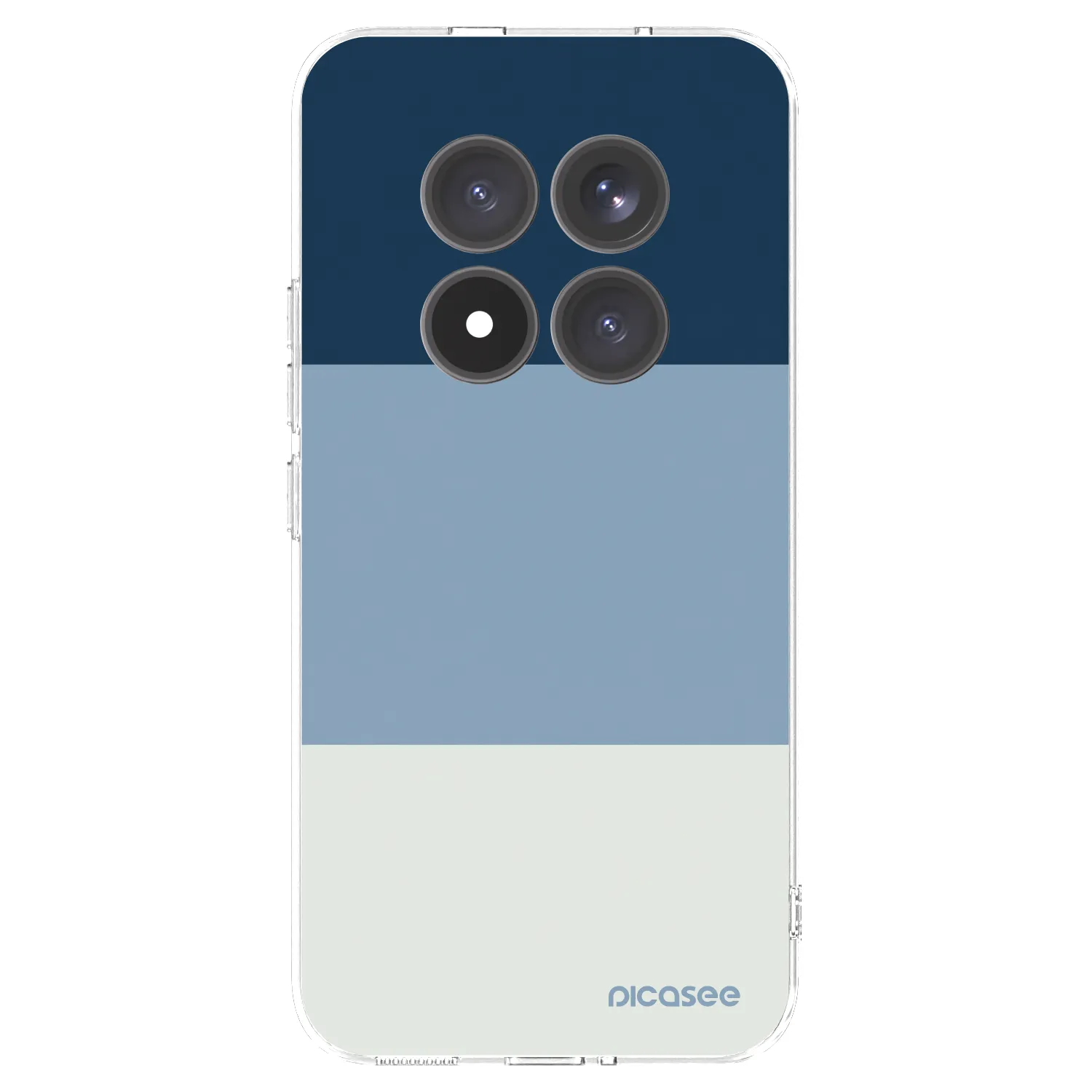 Picasee διαφανής θήκη σιλικόνης Xiaomi Redmi Note 15 Pro+ - Coastal Blue