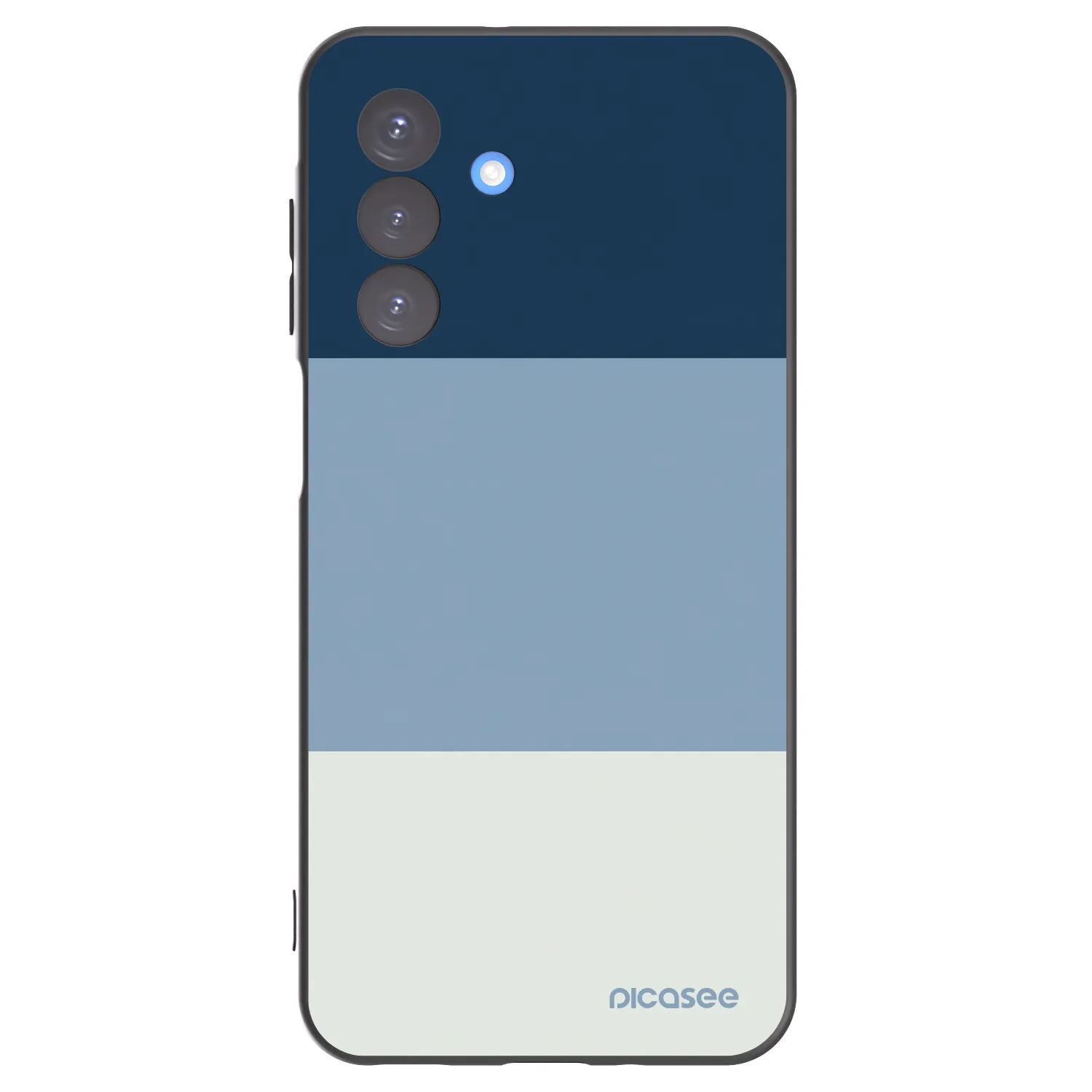 Picasee Μαύρη θήκη σιλικόνης για Samsung Galaxy A17 5G - Coastal Blue