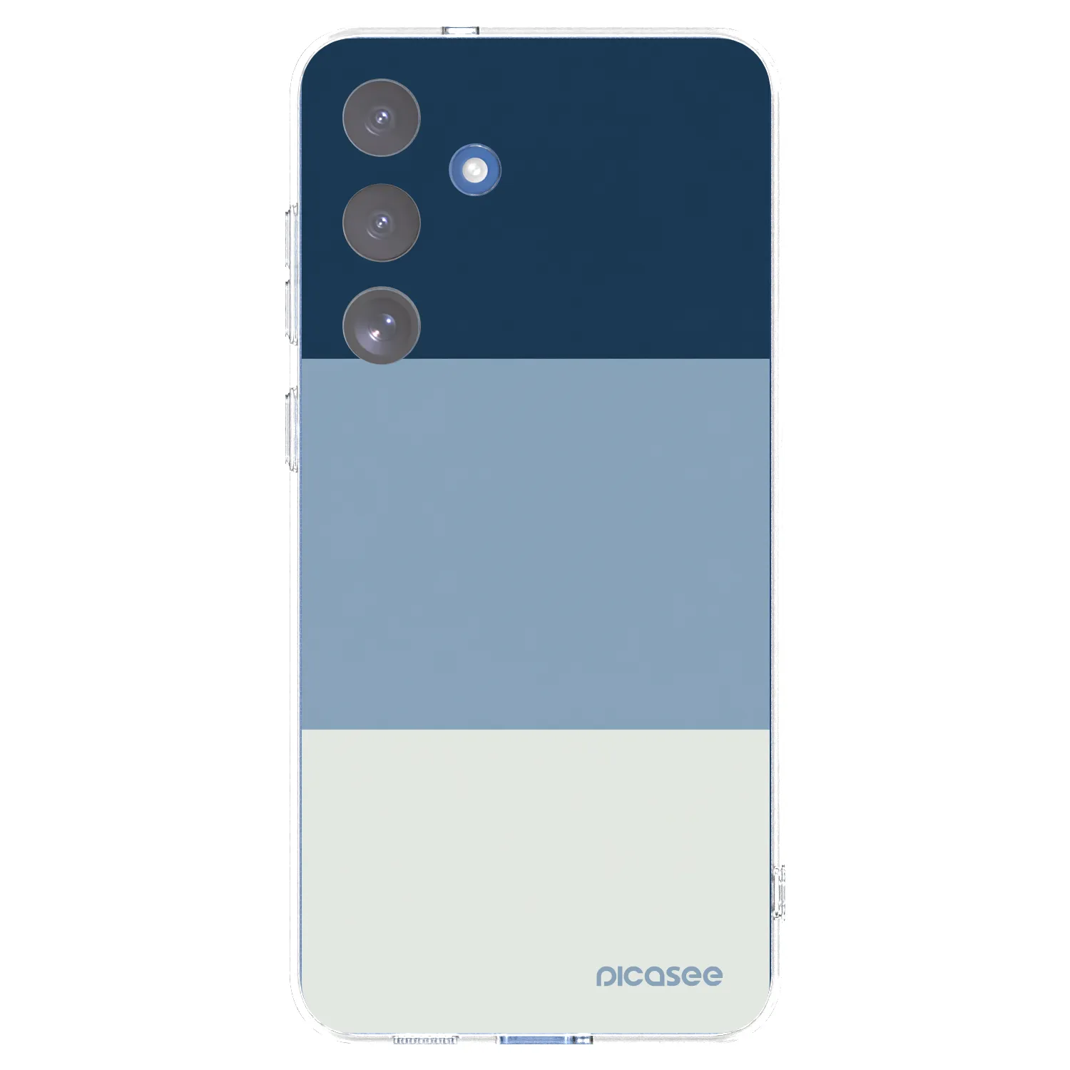 Picasee διαφανής θήκη σιλικόνης Samsung Galaxy S25 FE 5G - Coastal Blue