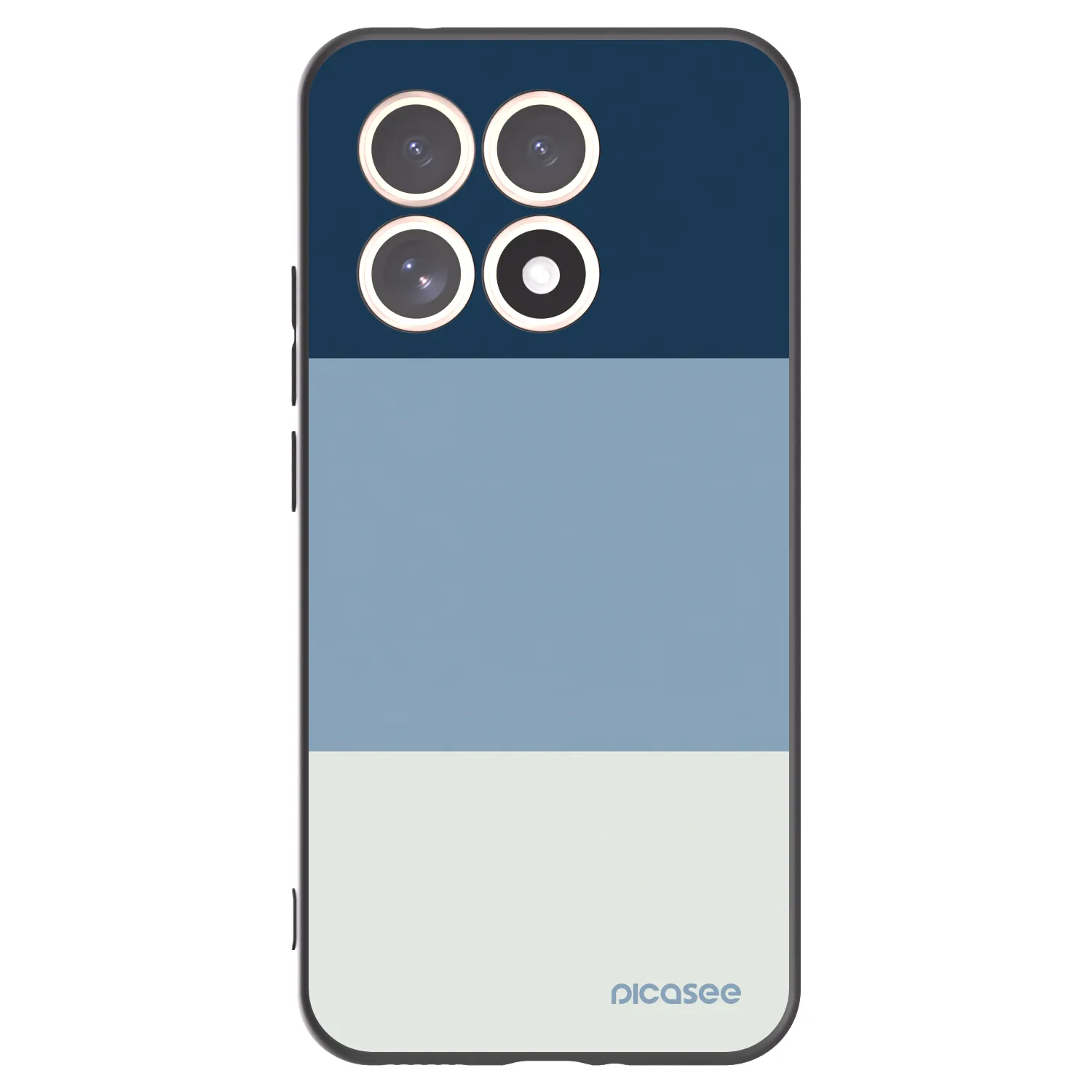 Picasee Μαύρη θήκη σιλικόνης για Xiaomi 15T - Coastal Blue