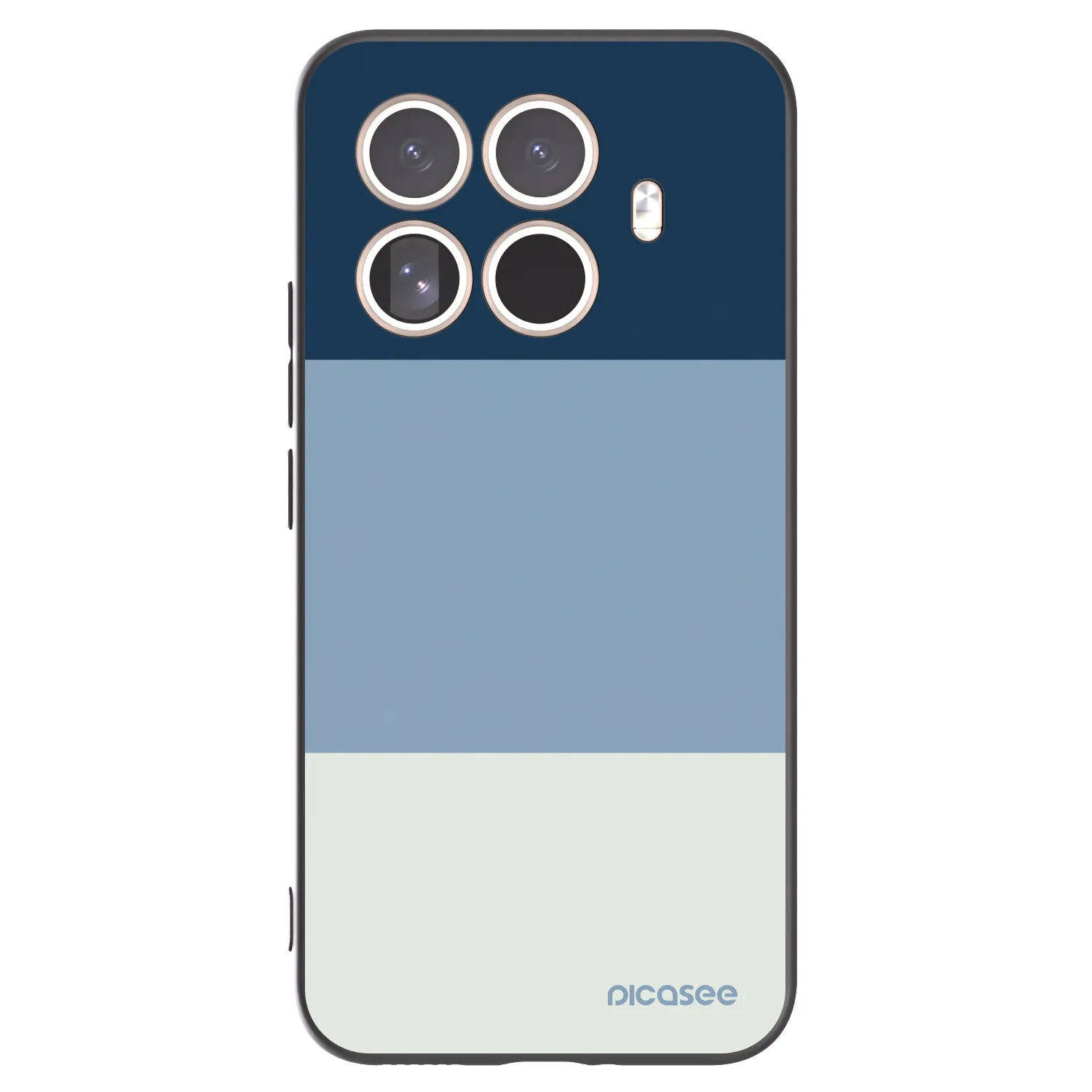 Picasee Μαύρη θήκη σιλικόνης για Xiaomi 15T Pro - Coastal Blue