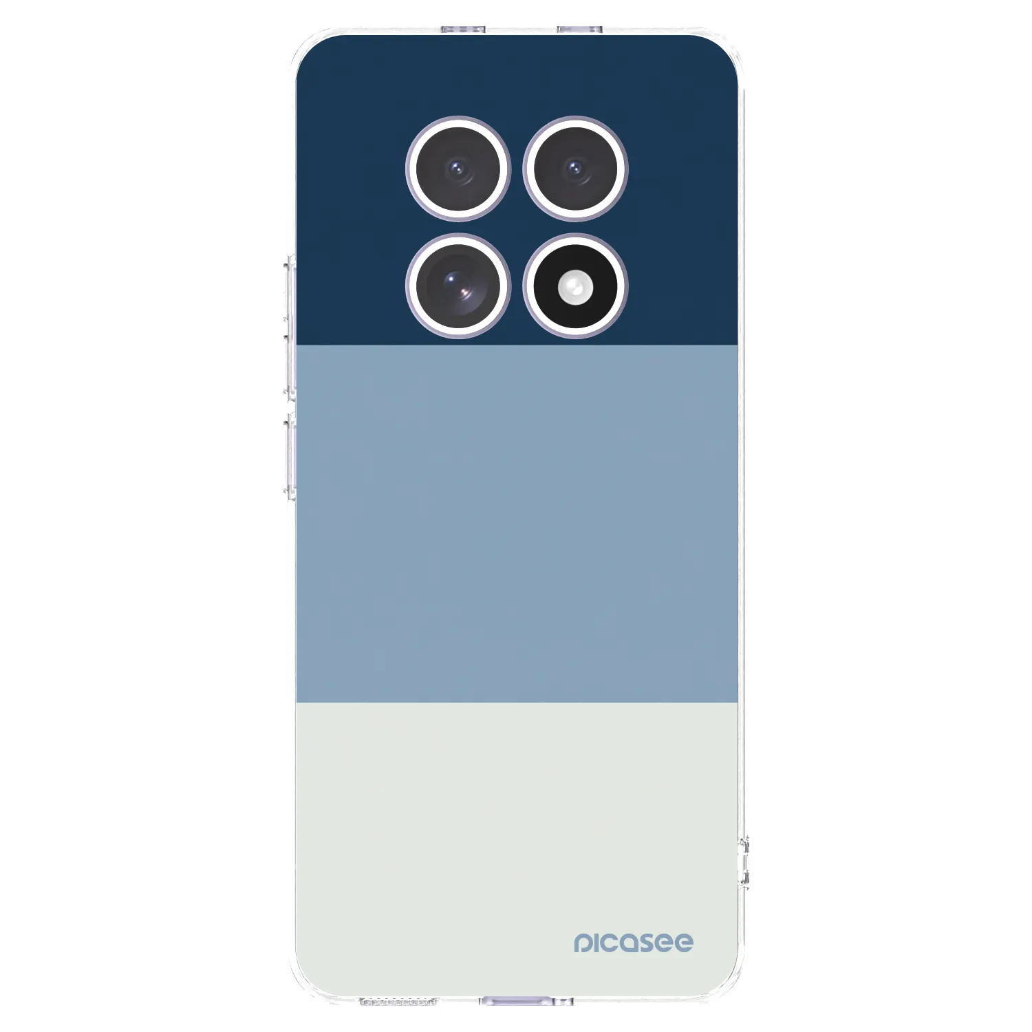 Picasee διαφανής θήκη σιλικόνης Xiaomi Redmi Note 15 4G - Coastal Blue